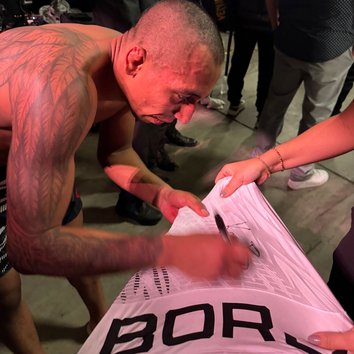 Kevin Borjas Signed 1-of-1 Fight Issued Jersey UFC Fight Night: Moreno vs Erceg