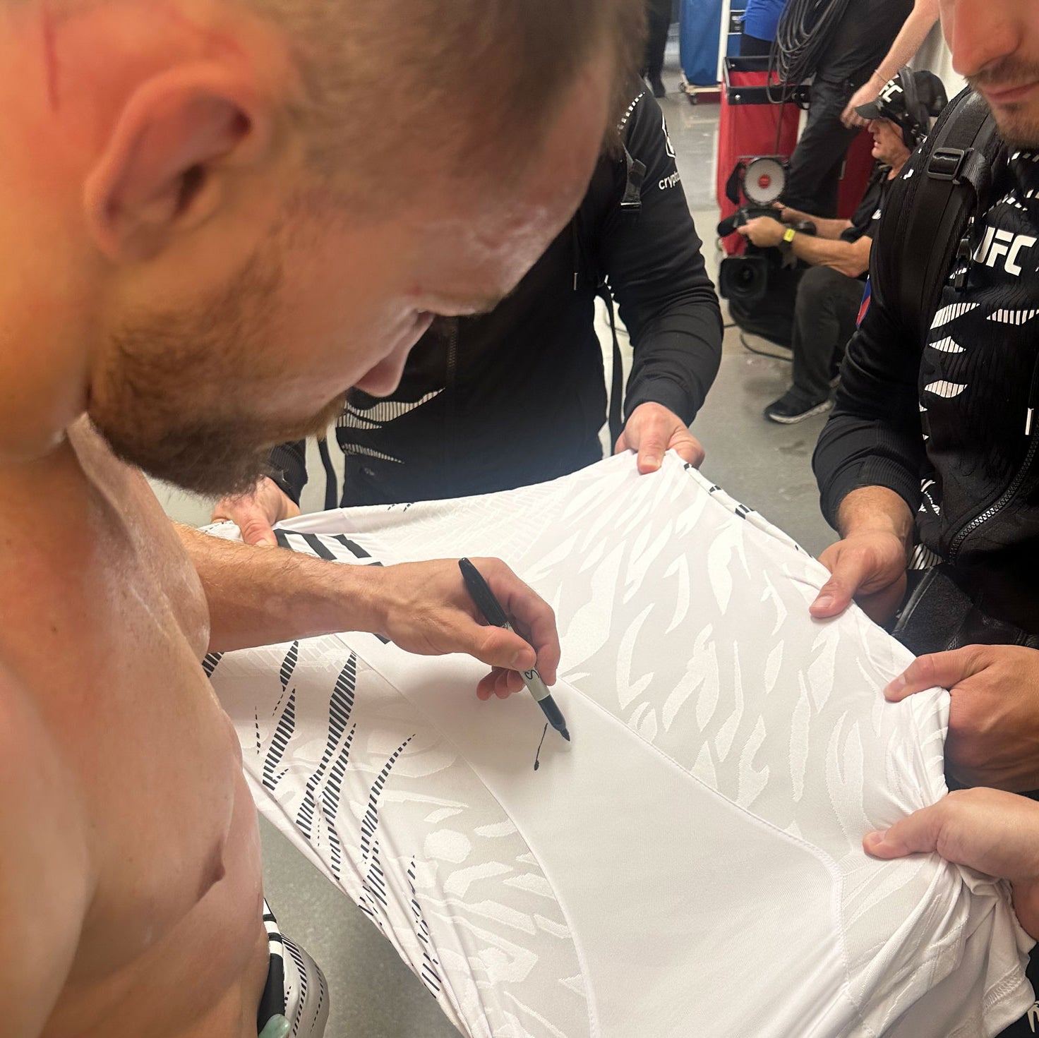 Ľudovít Klein Signed 1-of-1 Fight Issued Jersey UFC Fight Night: Blanchfield vs Barber