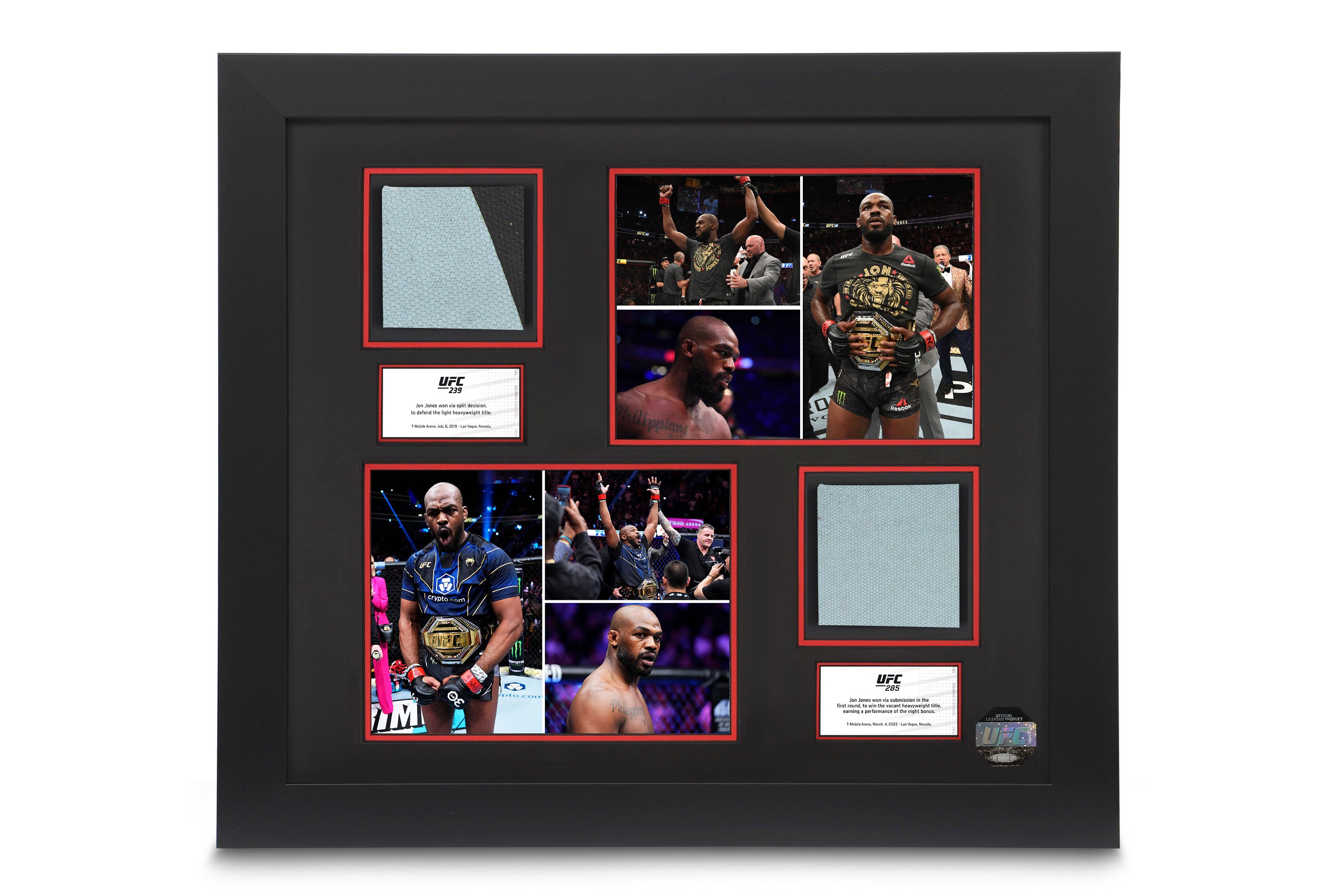 Jon Jones Limited-Edition UFC Champion Dual Canvas & Photo