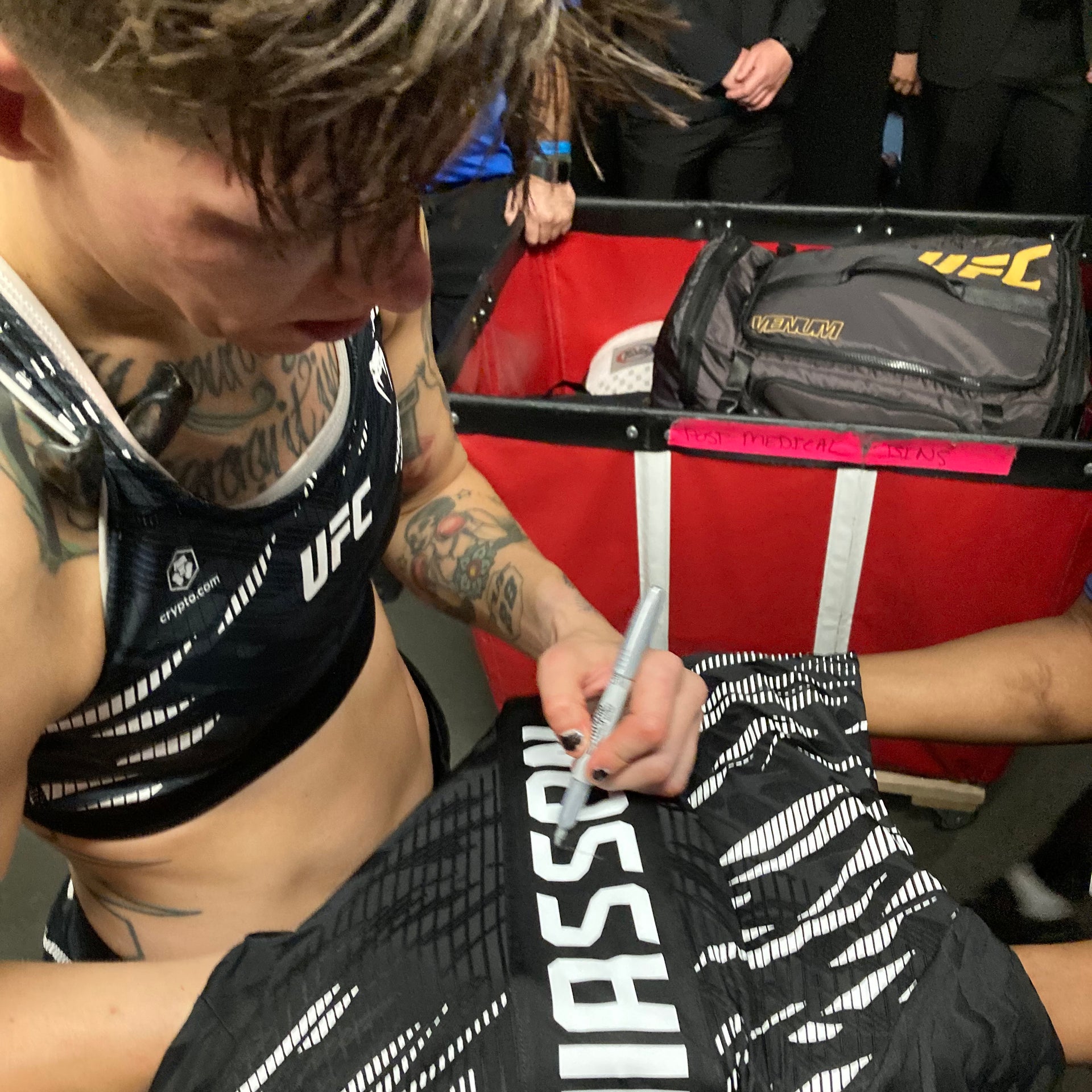 Macy Chiasson Signed 1-of-1 Fight Worn Jersey UFC 320: Ankalaev vs Pereira 2