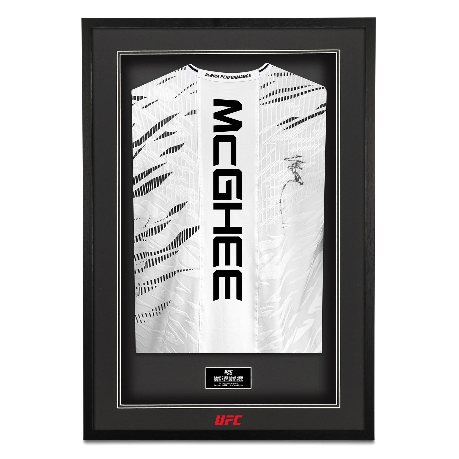 Marcus McGhee Signed 1-of-1 Fight Issued Jersey UFC 309: Jones vs Miocic