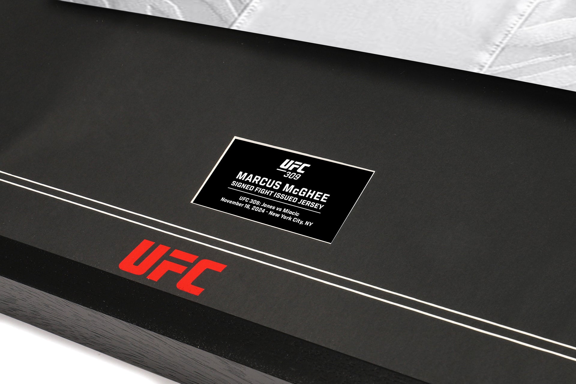 Marcus McGhee Signed 1-of-1 Fight Issued Jersey UFC 309: Jones vs Miocic