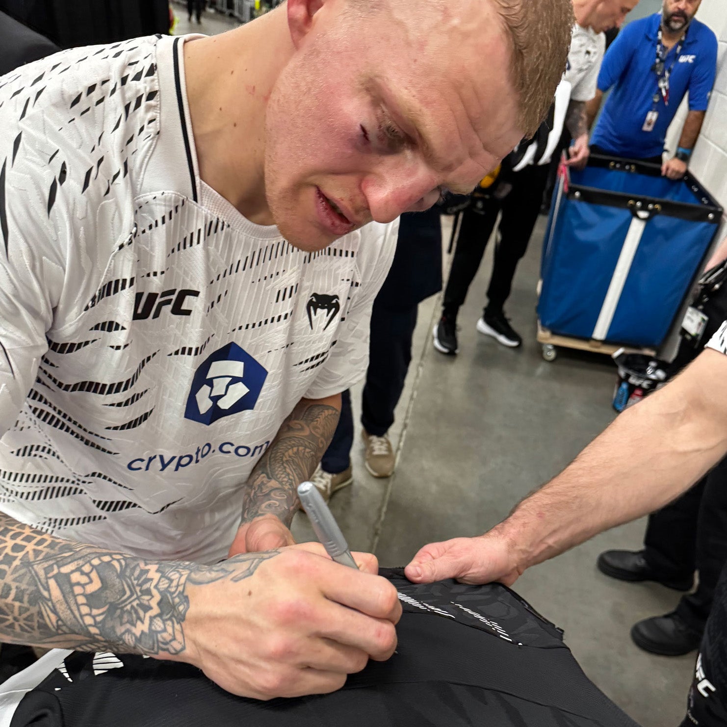 Mason Jones Signed 1-of-1 Fight Issued Hoodie UFC Fight Night: Sandhagen vs Figueiredo