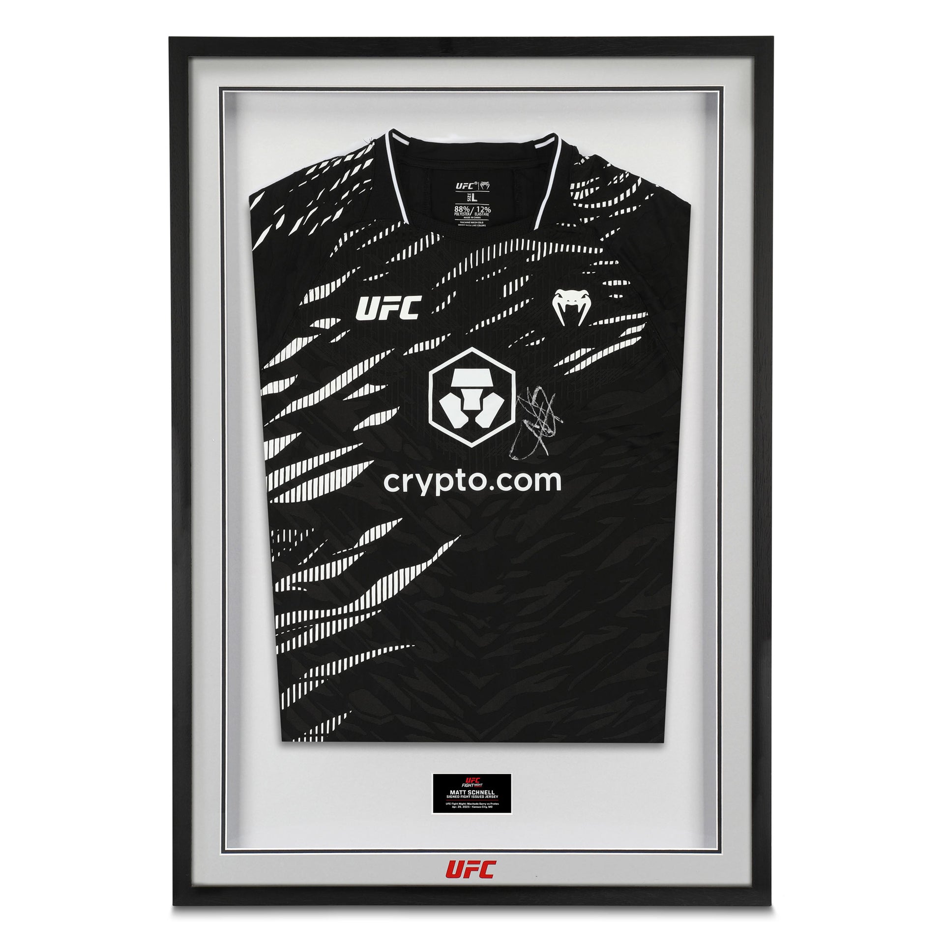 Matt Schnell Signed 1-of-1 Fight Issued Jersey UFC Fight Night: Machado Garry vs Prates