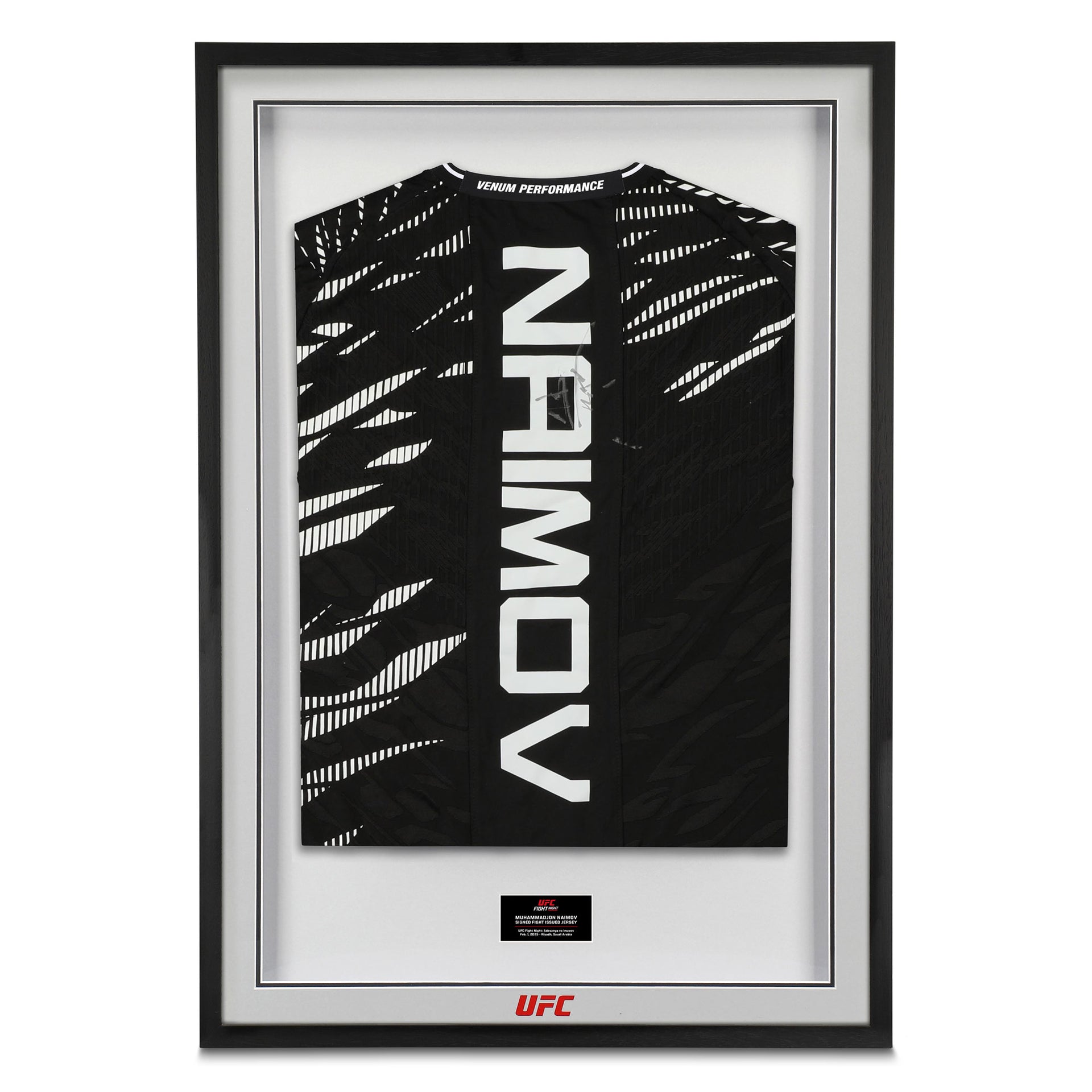 Muhammad Naimov Signed 1-of-1 Fight Issued Jersey UFC Fight Night: Adesanya vs Imavov