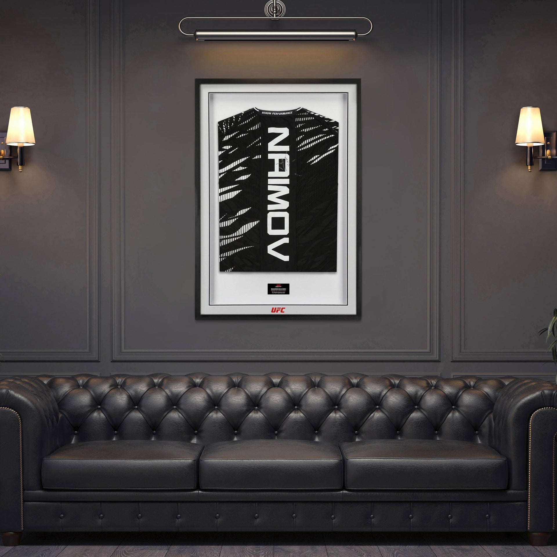 Muhammad Naimov Signed 1-of-1 Fight Issued Jersey UFC Fight Night: Adesanya vs Imavov