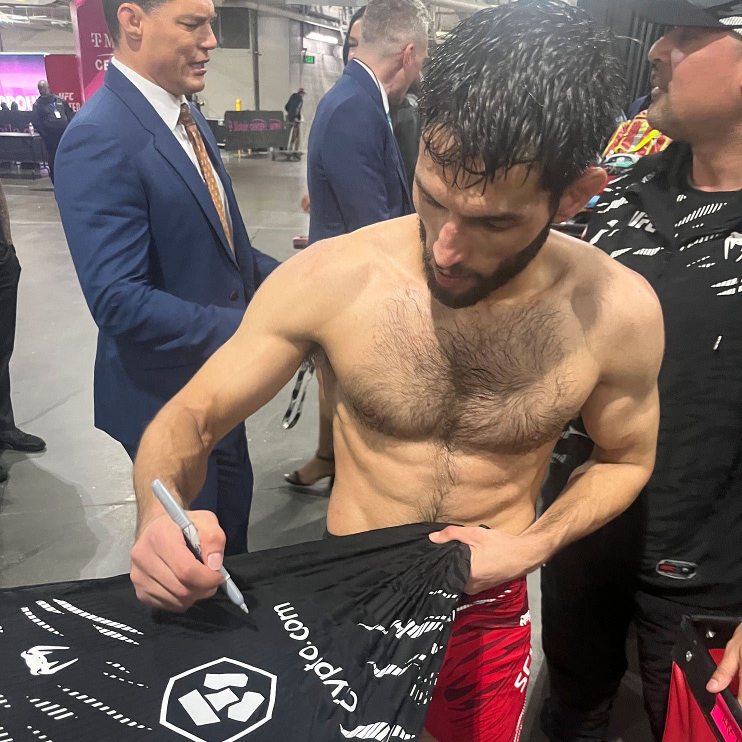 Matt Schnell Signed 1-of-1 Fight Issued Jersey UFC Fight Night: Machado Garry vs Prates