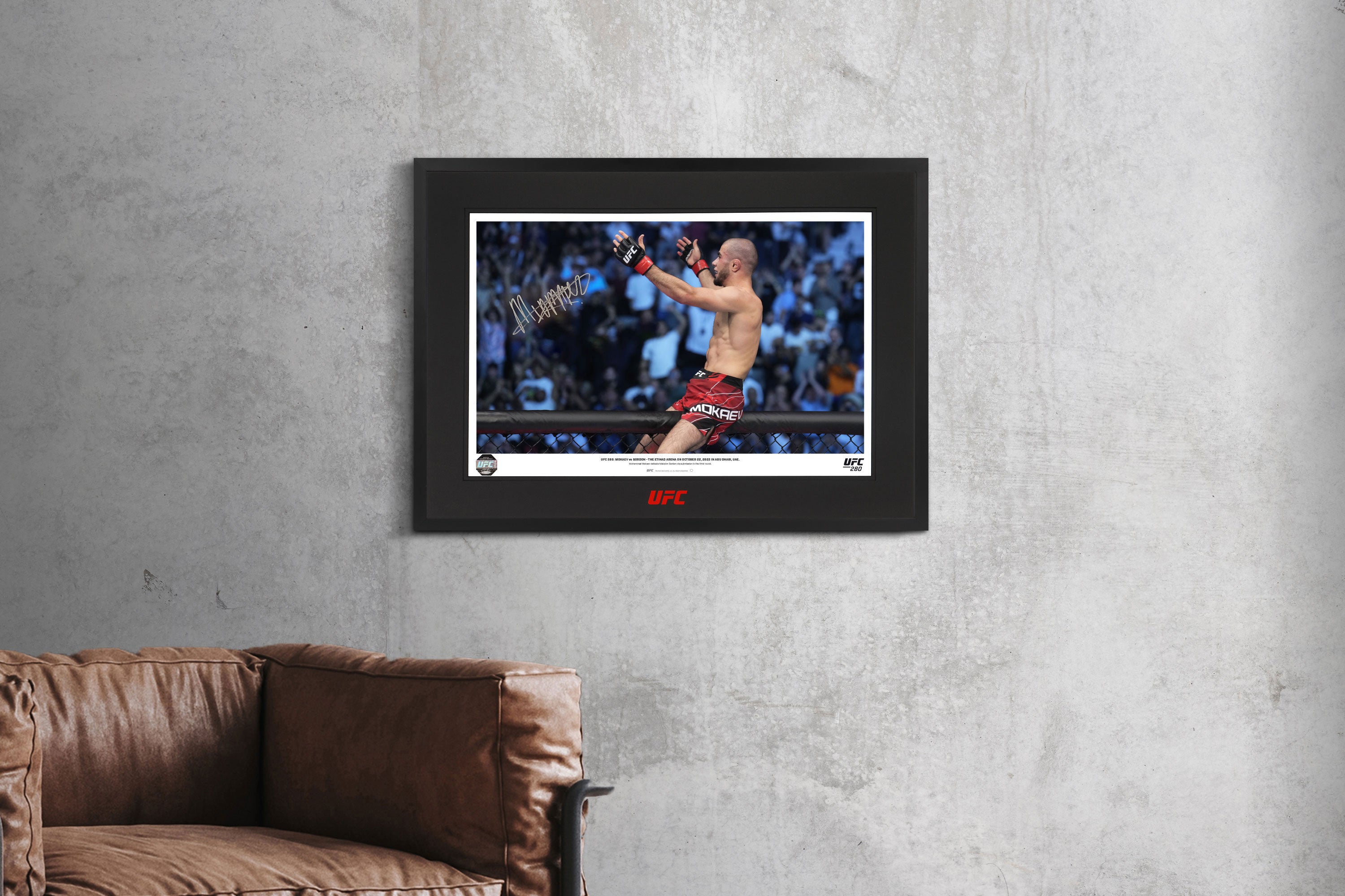 Muhammad Mokaev Signed Photo UFC 280: Oliveira vs. Makhachev