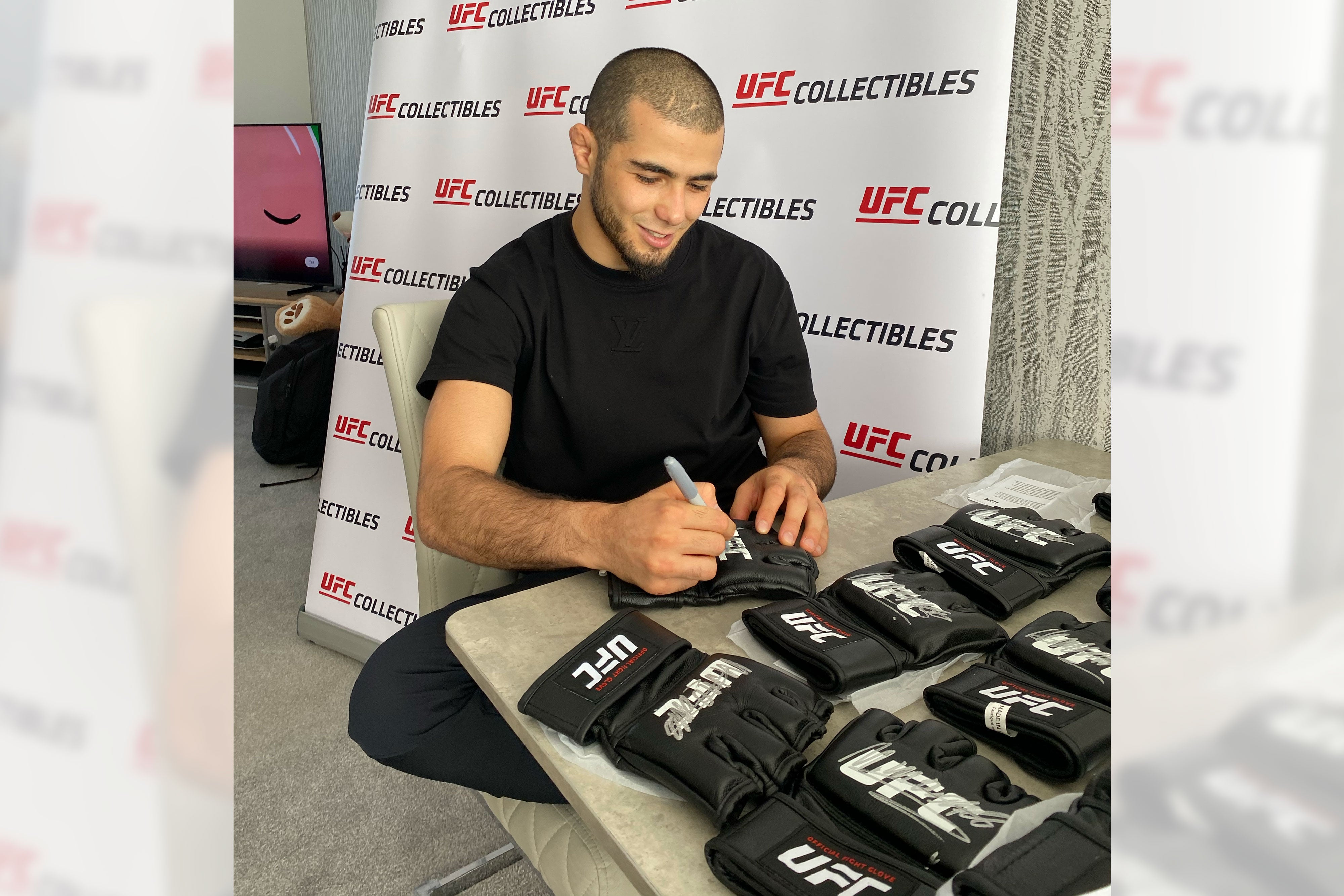 Muhammad Mokaev Official Signed Gloves