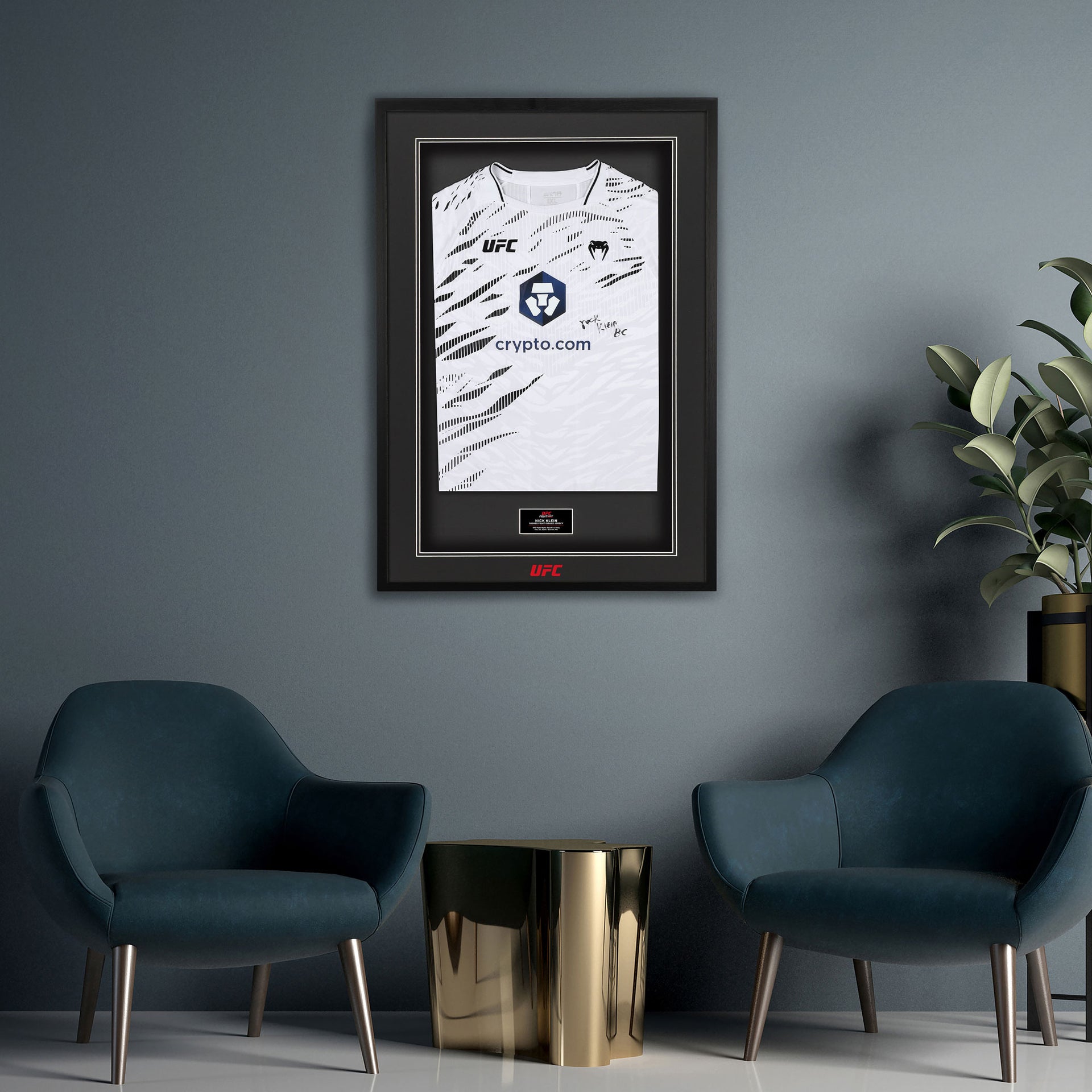 Nick Klein Signed 1-of-1 Fight Issued Jersey UFC Fight Night: Cejudo vs Song