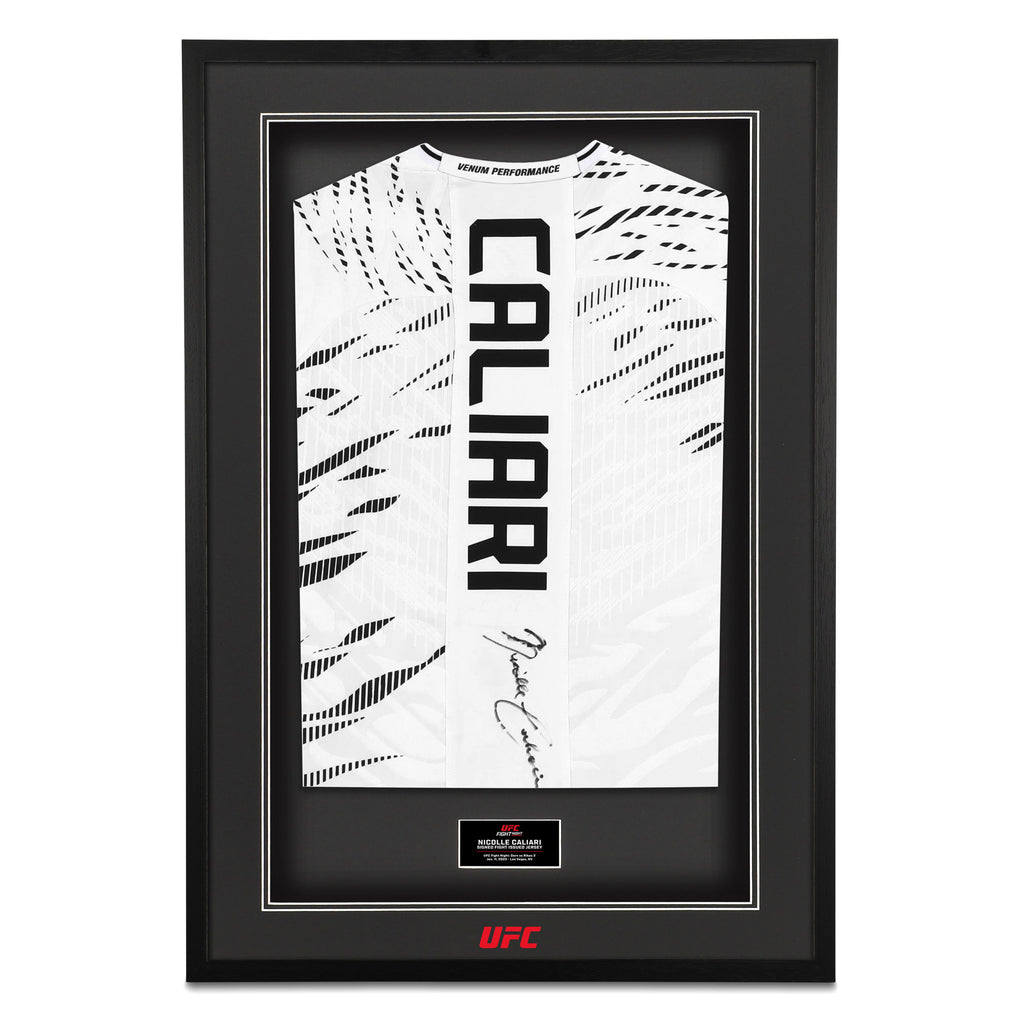Nicolle Caliari Signed 1-of-1 Fight Issued Jersey UFC Fight Night: Dern vs Ribas
