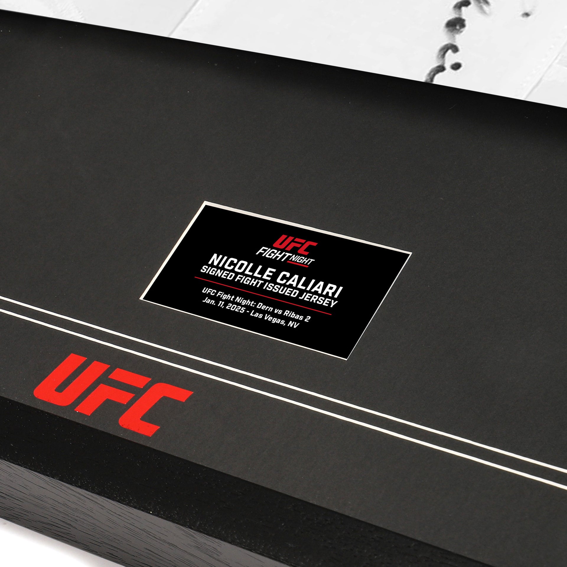 Nicolle Caliari Signed 1-of-1 Fight Issued Jersey UFC Fight Night: Dern vs Ribas