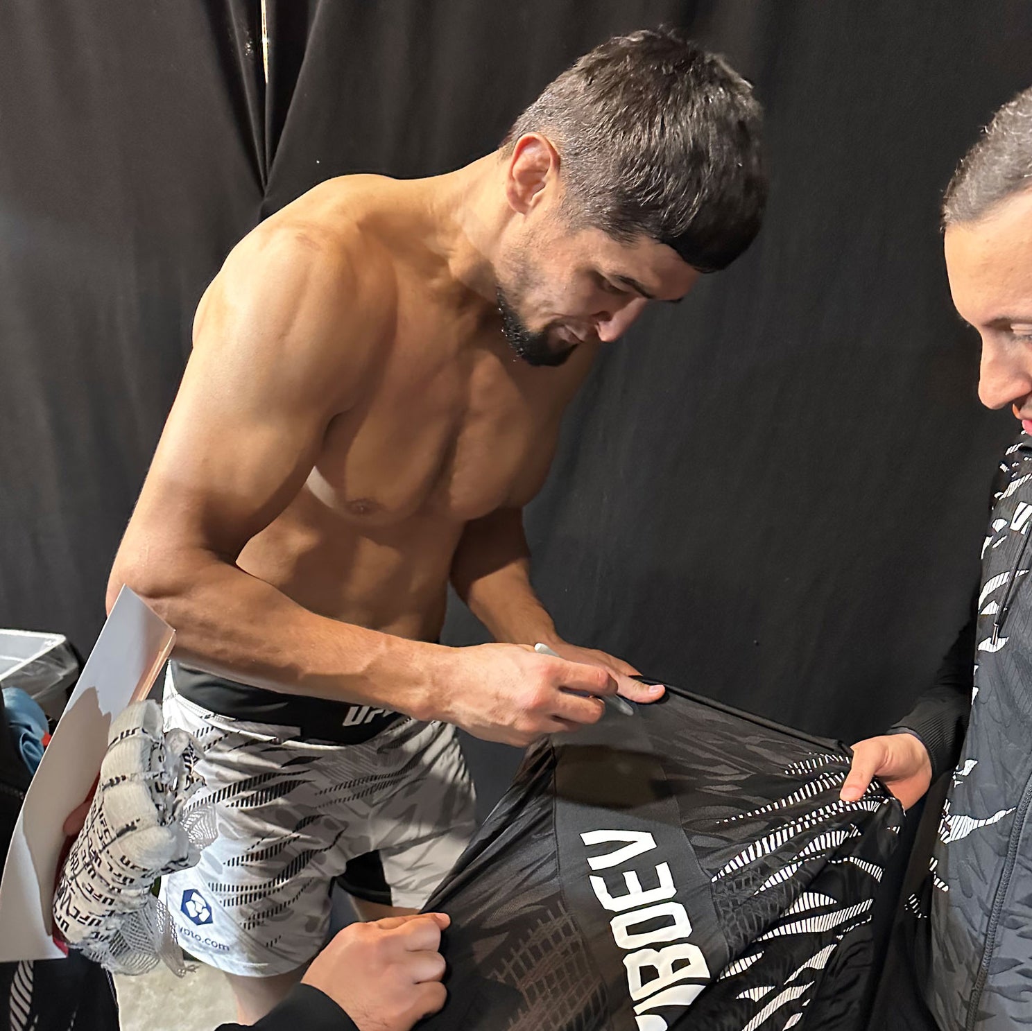 Nursulton Ruziboev Signed 1-of-1 Fight Issued Jersey UFC Fight Night: Cejudo vs Song