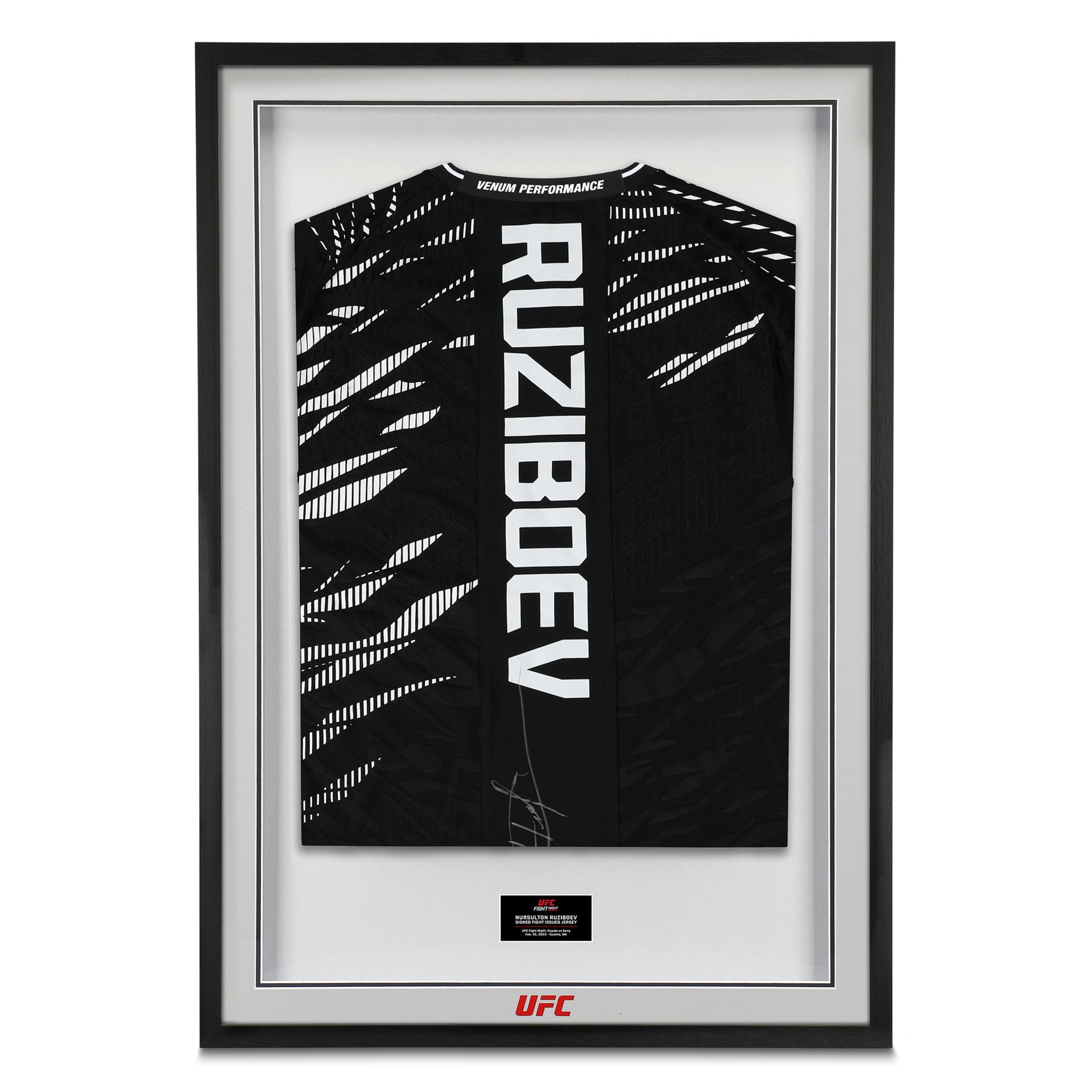 Nursulton Ruziboev Signed 1-of-1 Fight Issued Jersey UFC Fight Night: Cejudo vs Song