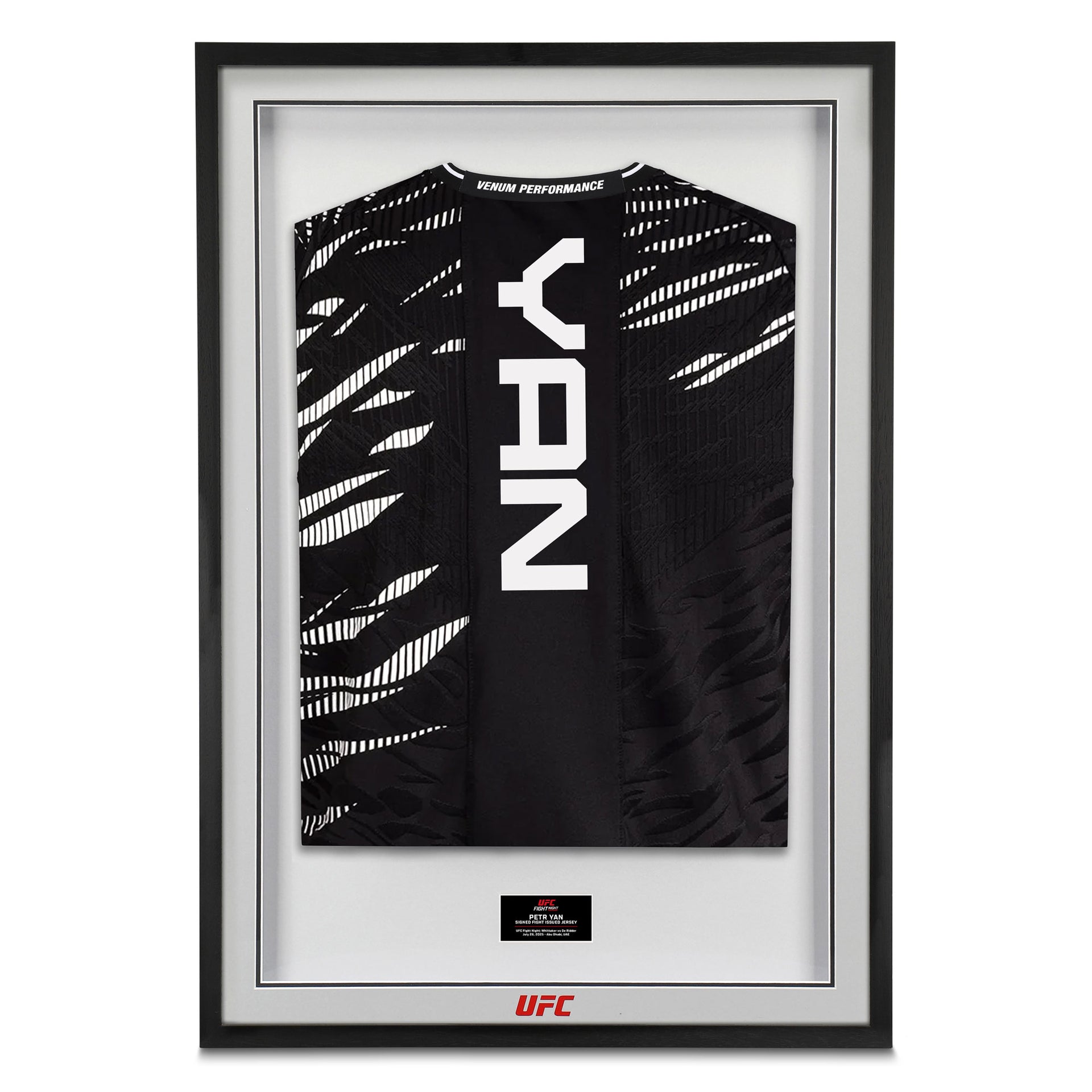 Petr Yan Signed 1-of-1 Fight Worn Jersey UFC Fight Night: Whittaker vs De Ridder