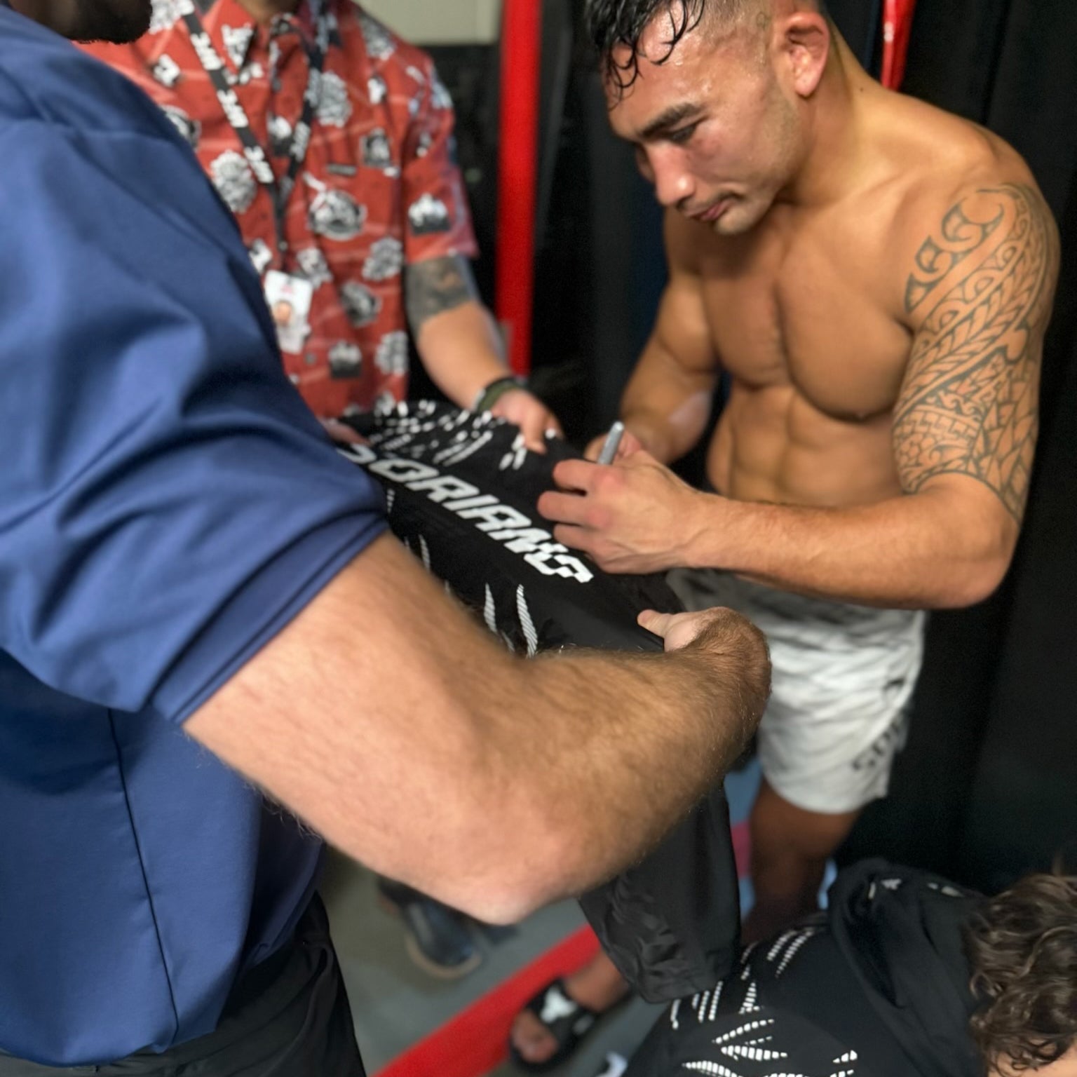 Punahele Soriano Signed 1-of-1 Fight Worn Jersey UFC 320: Ankalaev vs Pereira 2