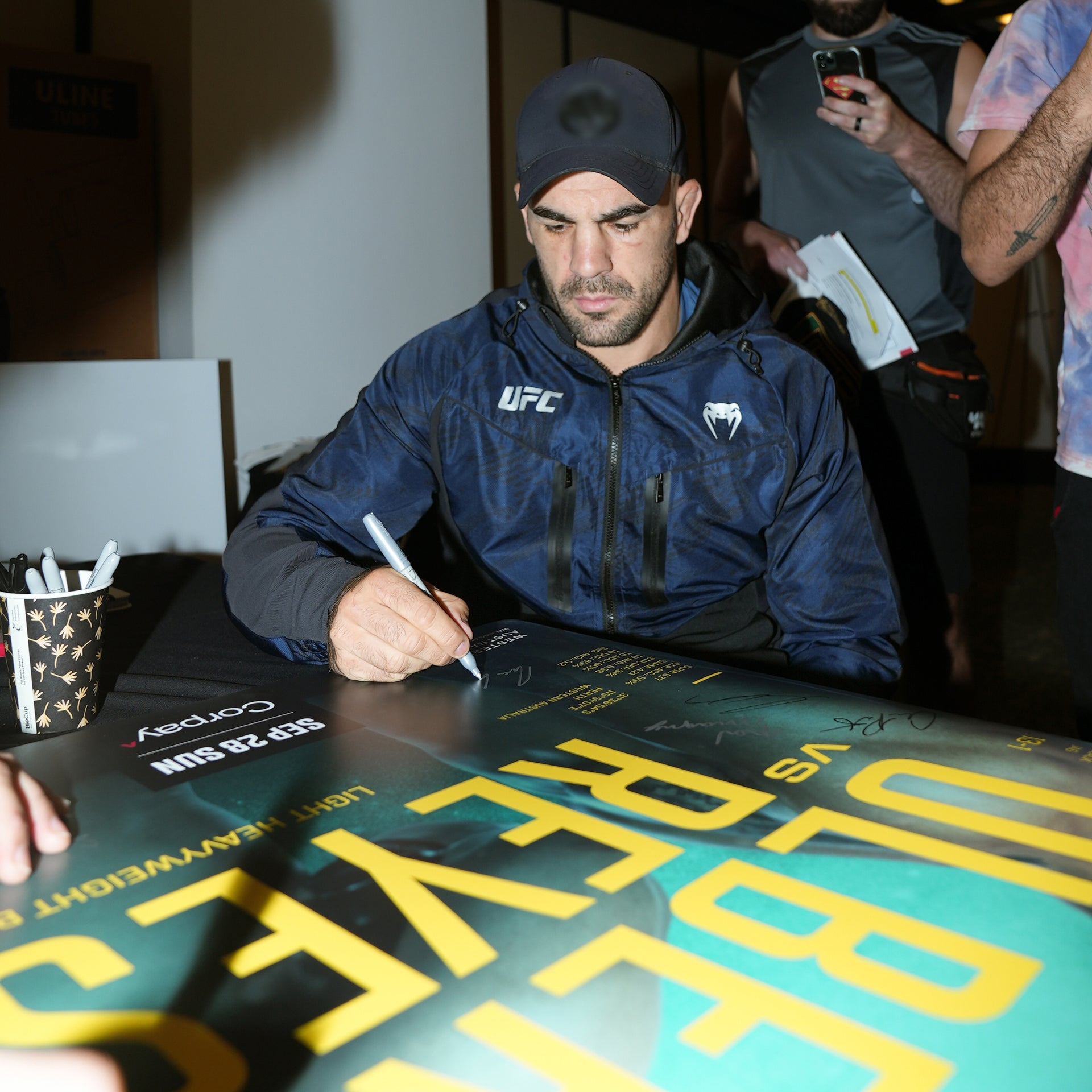 UFC Fight Night: Ulberg vs Reyes Autographed Event Poster