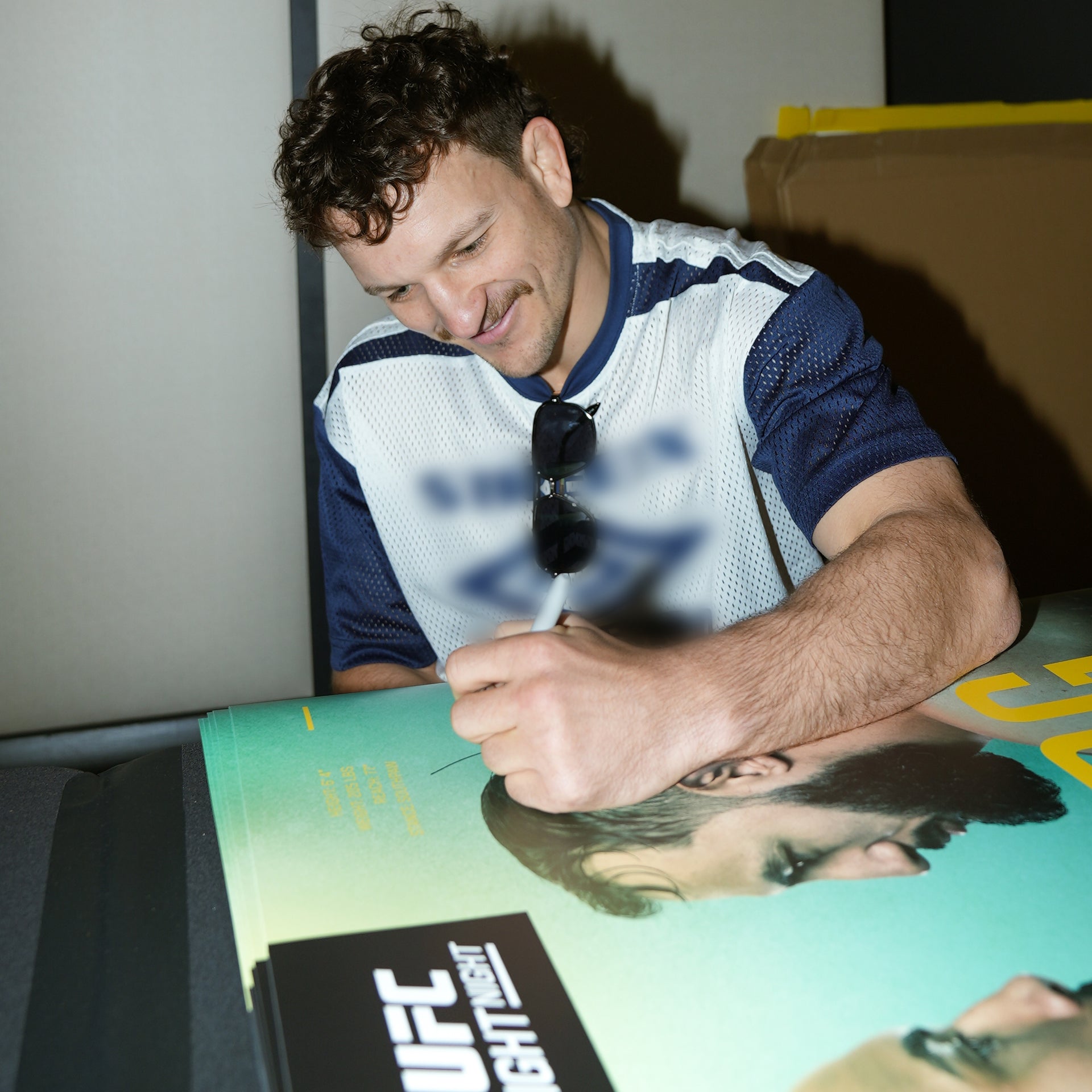 UFC Fight Night: Ulberg vs Reyes Autographed Event Poster