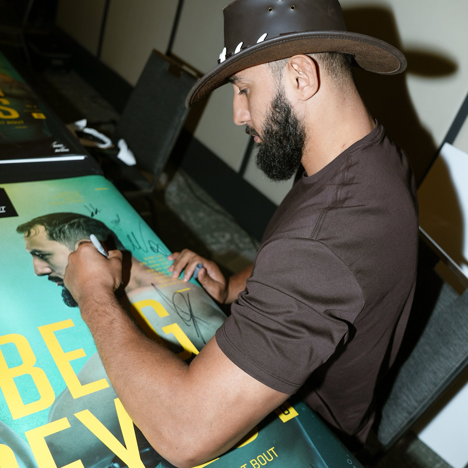 UFC Fight Night: Ulberg vs Reyes Autographed Event Poster