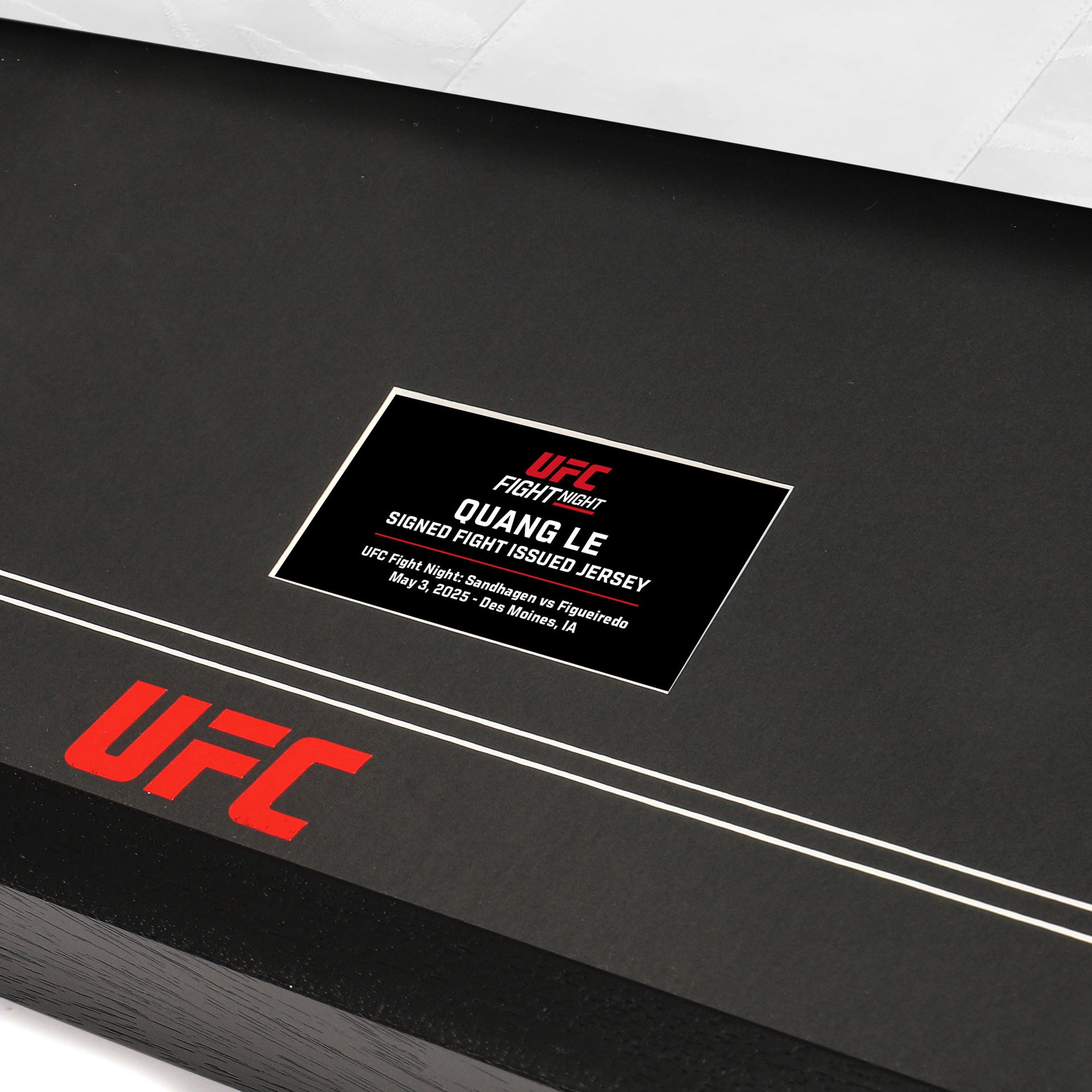 Quang Le Signed 1-of-1 Fight Issued Jersey UFC Fight Night: Sandhagen vs Figueiredo