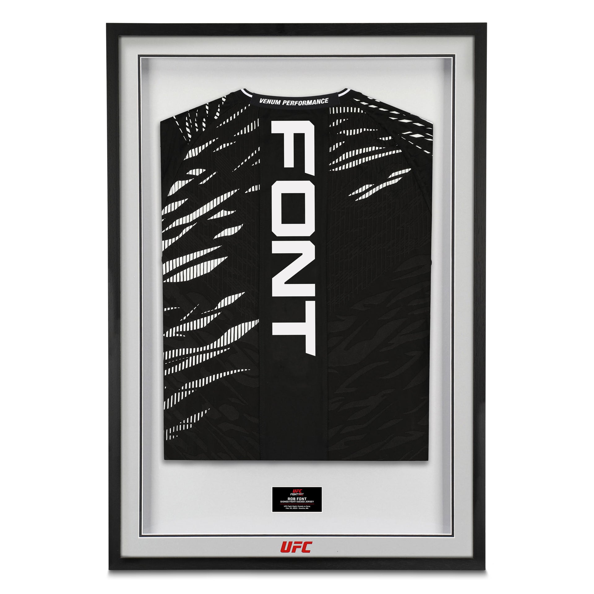 Rob Font Signed 1-of-1 Fight Issued Jersey UFC Fight Night: Cejudo vs Song