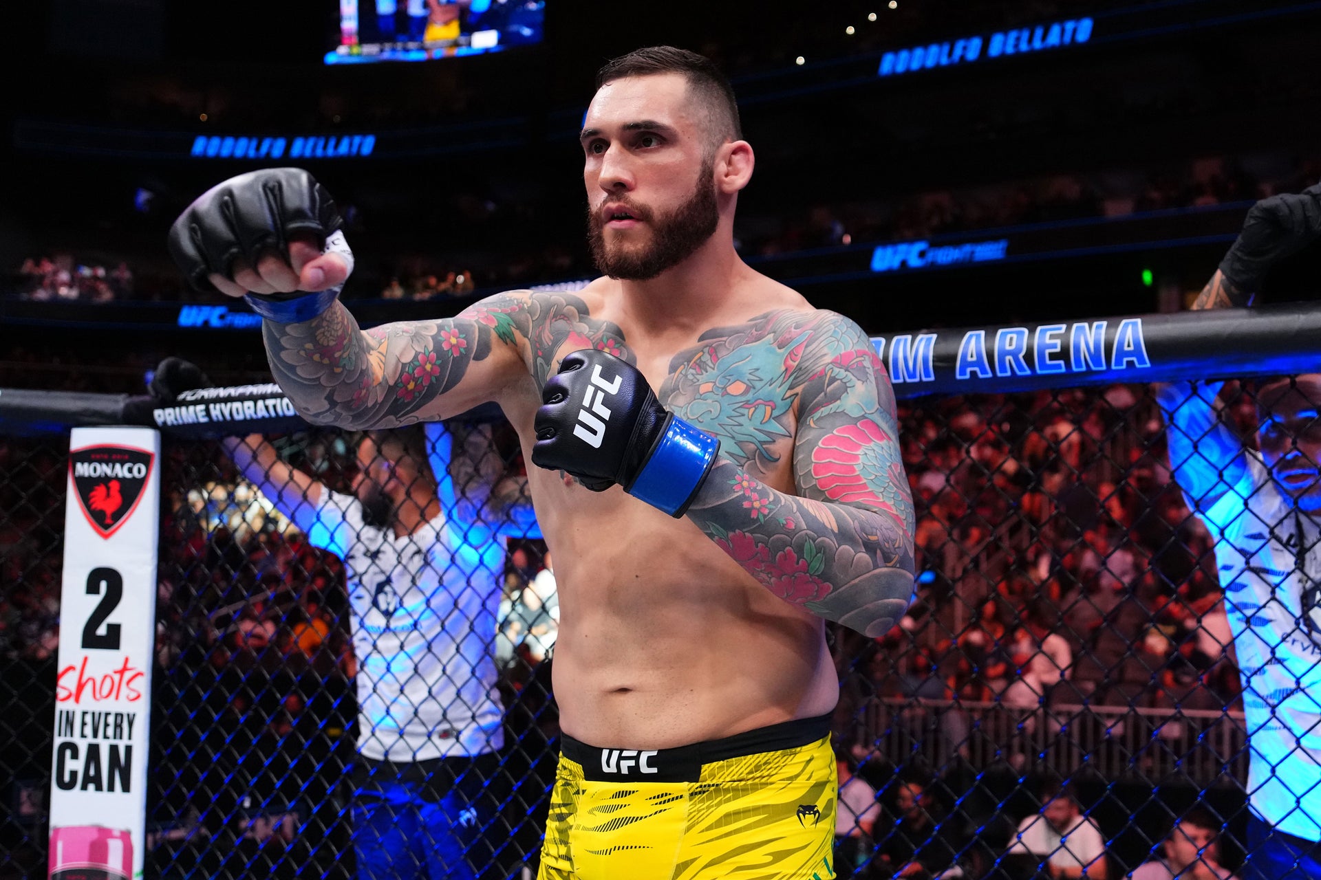 Rodolfo Bellato Signed 1-of-1 Fight Issued Hoodie UFC Fight Night: Usman vs Buckley