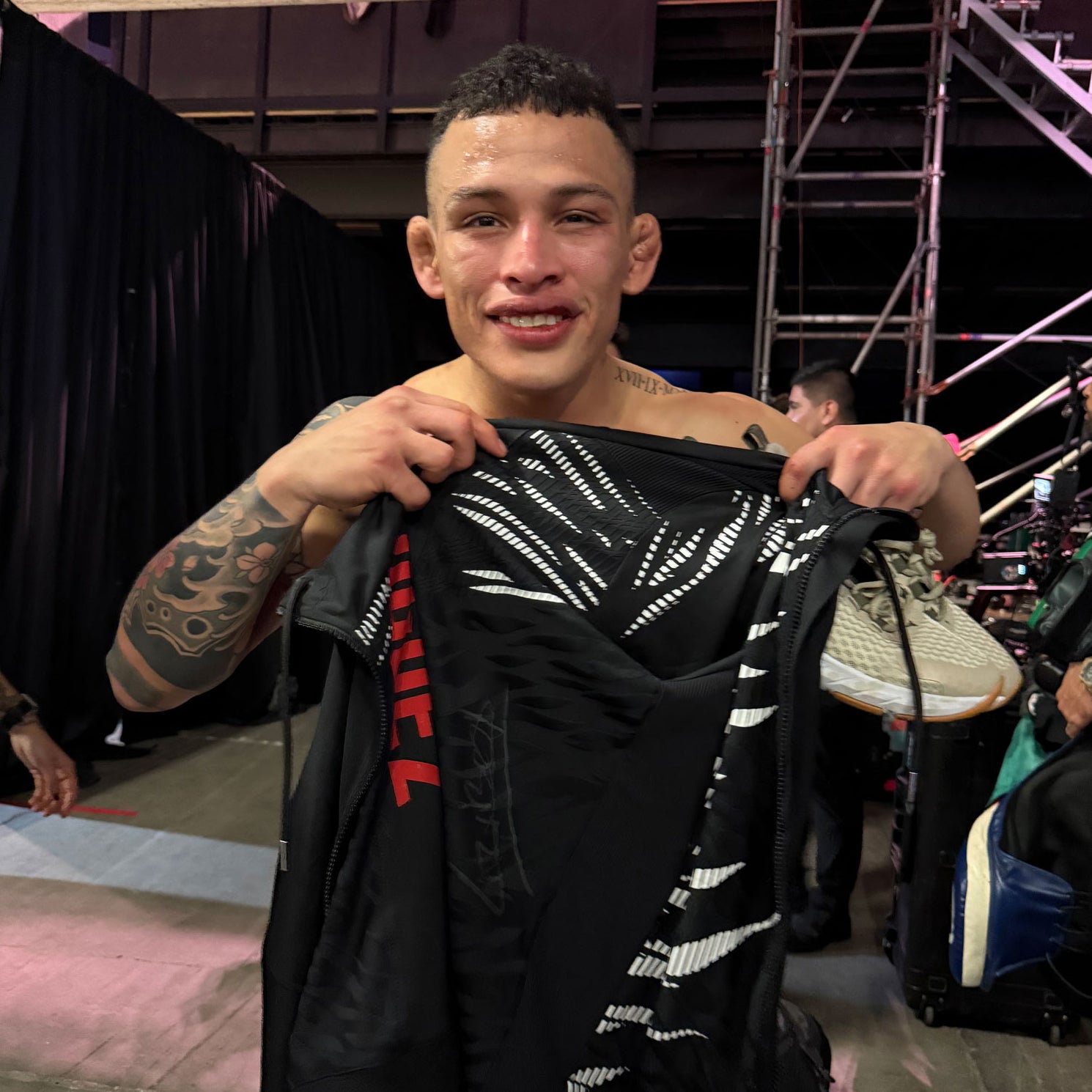 Ronaldo Rodriguez Signed 1-of-1 Fight Issued Hoodie UFC Fight Night: Moreno vs Erceg