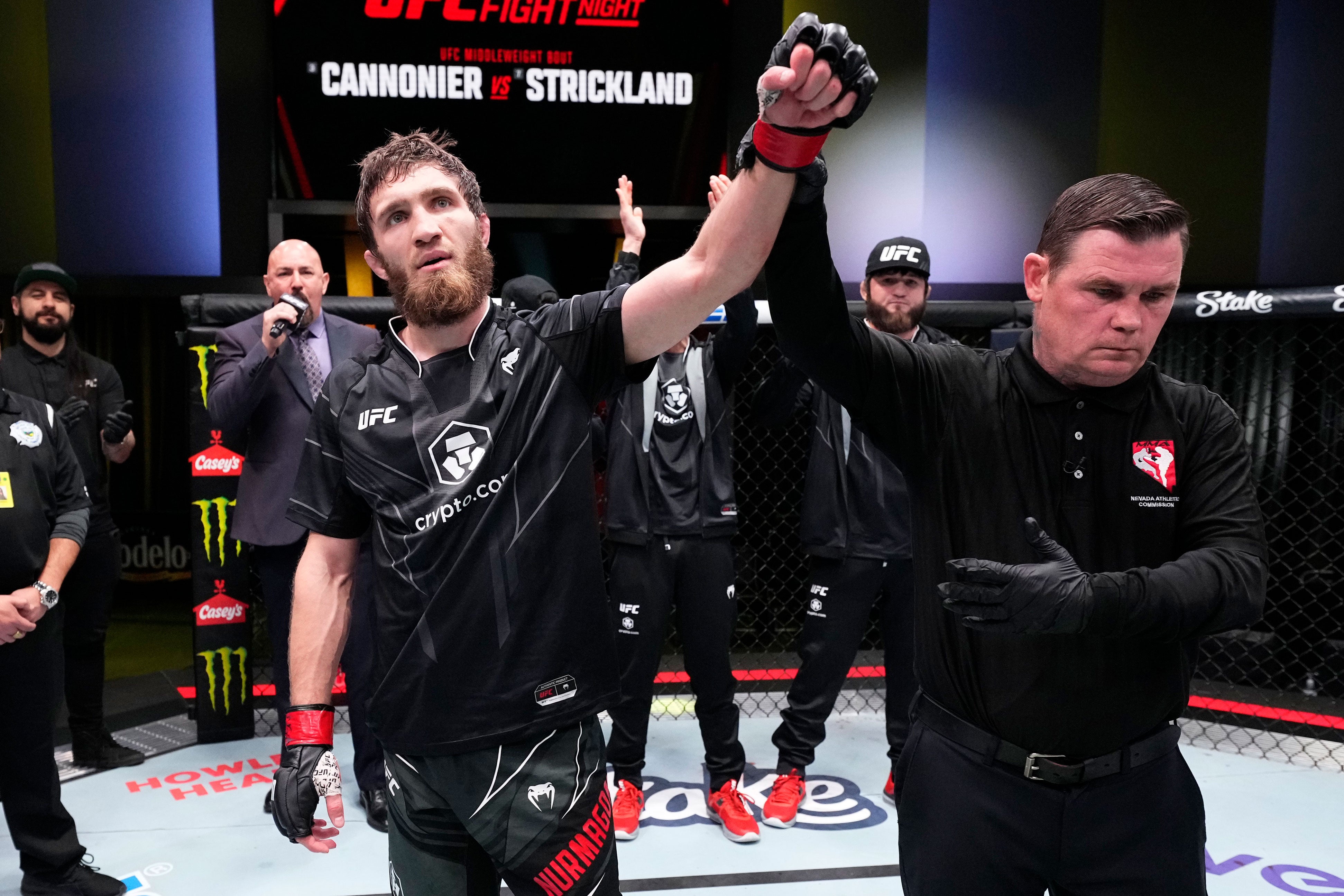 Said Nurmagomedov Signed Fight Issued Jersey UFC Fight Night: Cannonier vs Strickland
