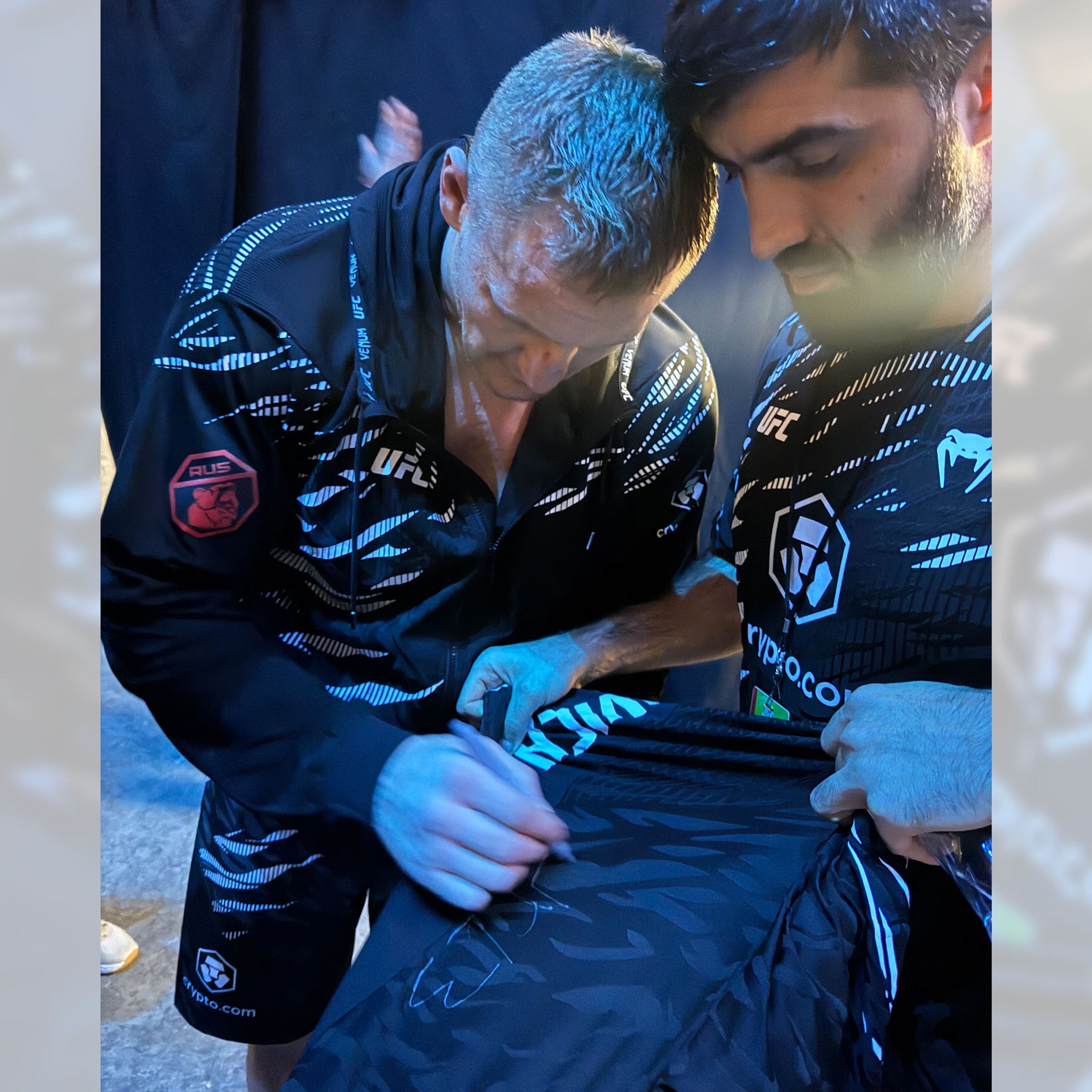 Sergei Pavlovich Signed 1-of-1 Fight Issued Jersey UFC Fight Night: Adesanya vs Imavov