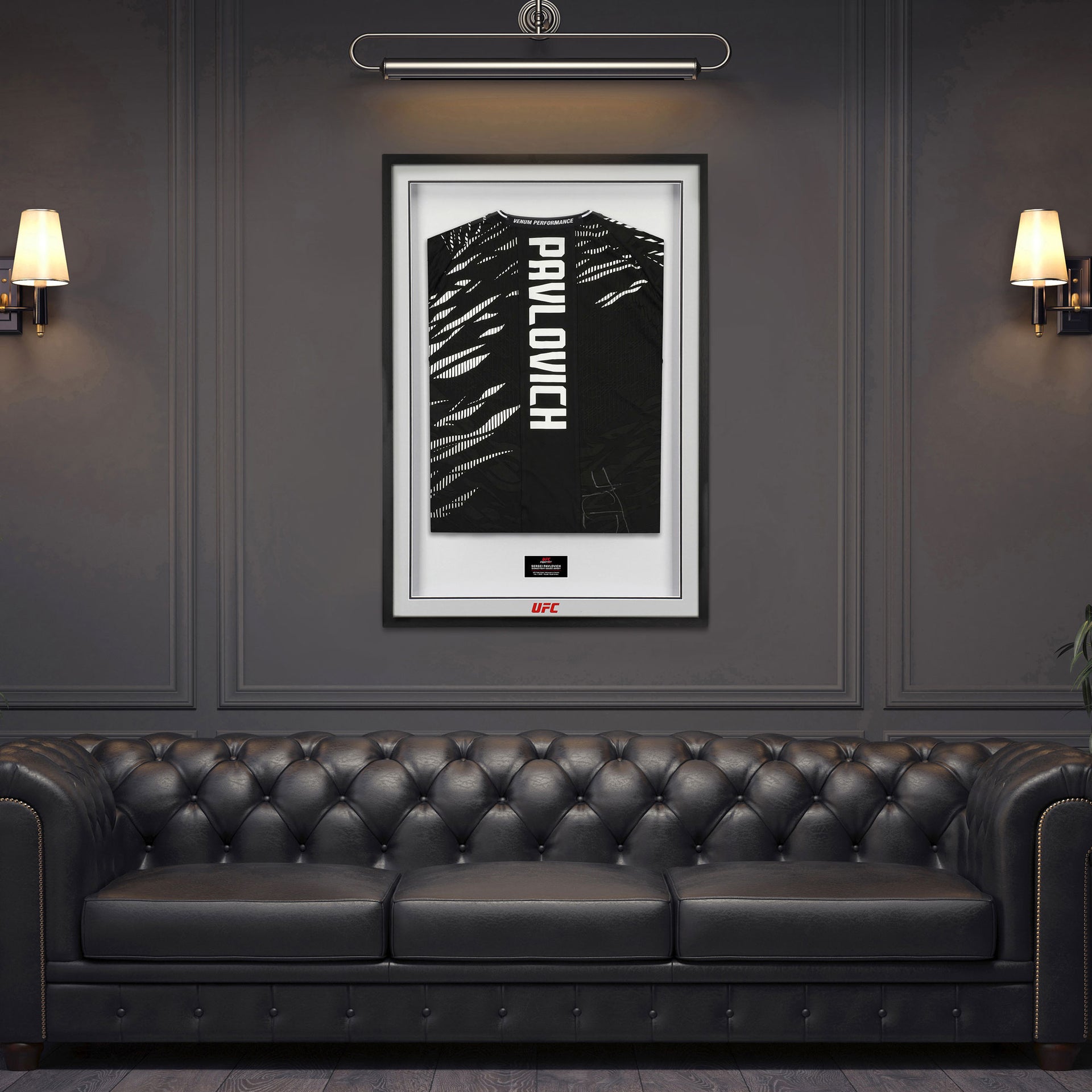 Sergei Pavlovich Signed 1-of-1 Fight Issued Jersey UFC Fight Night: Adesanya vs Imavov