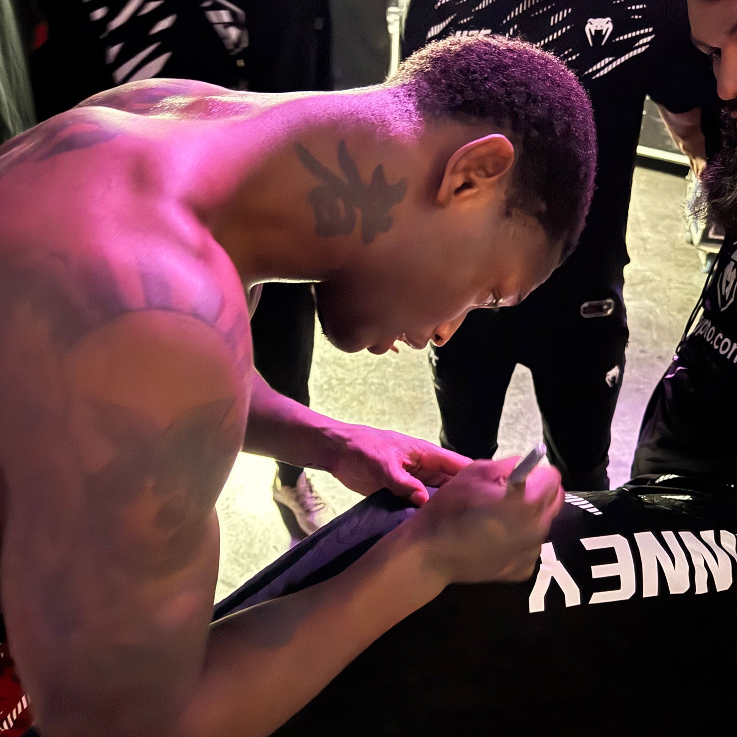 Terrance McKinney Signed 1-of-1 Fight Issued Jersey UFC Fight Night: Adesanya vs Imavov