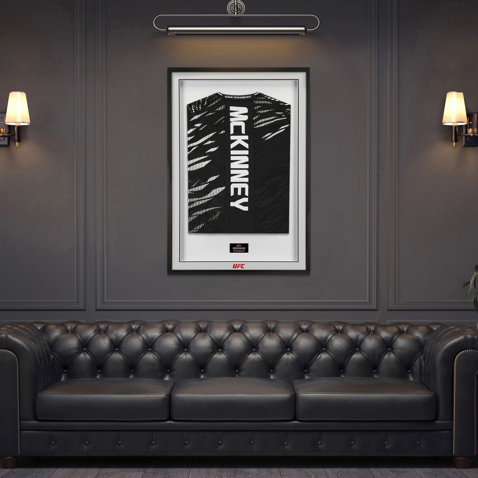 Terrance McKinney Signed 1-of-1 Fight Issued Jersey UFC Fight Night: Adesanya vs Imavov