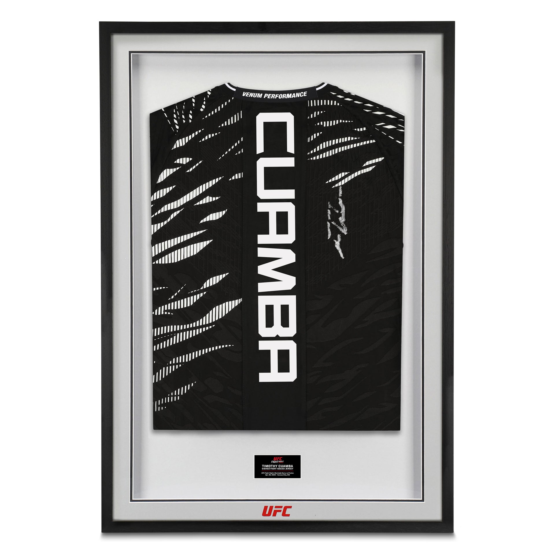 Timothy Cuamba Signed 1-of-1 Fight Issued Jersey UFC Fight Night: Machado Garry vs Prates