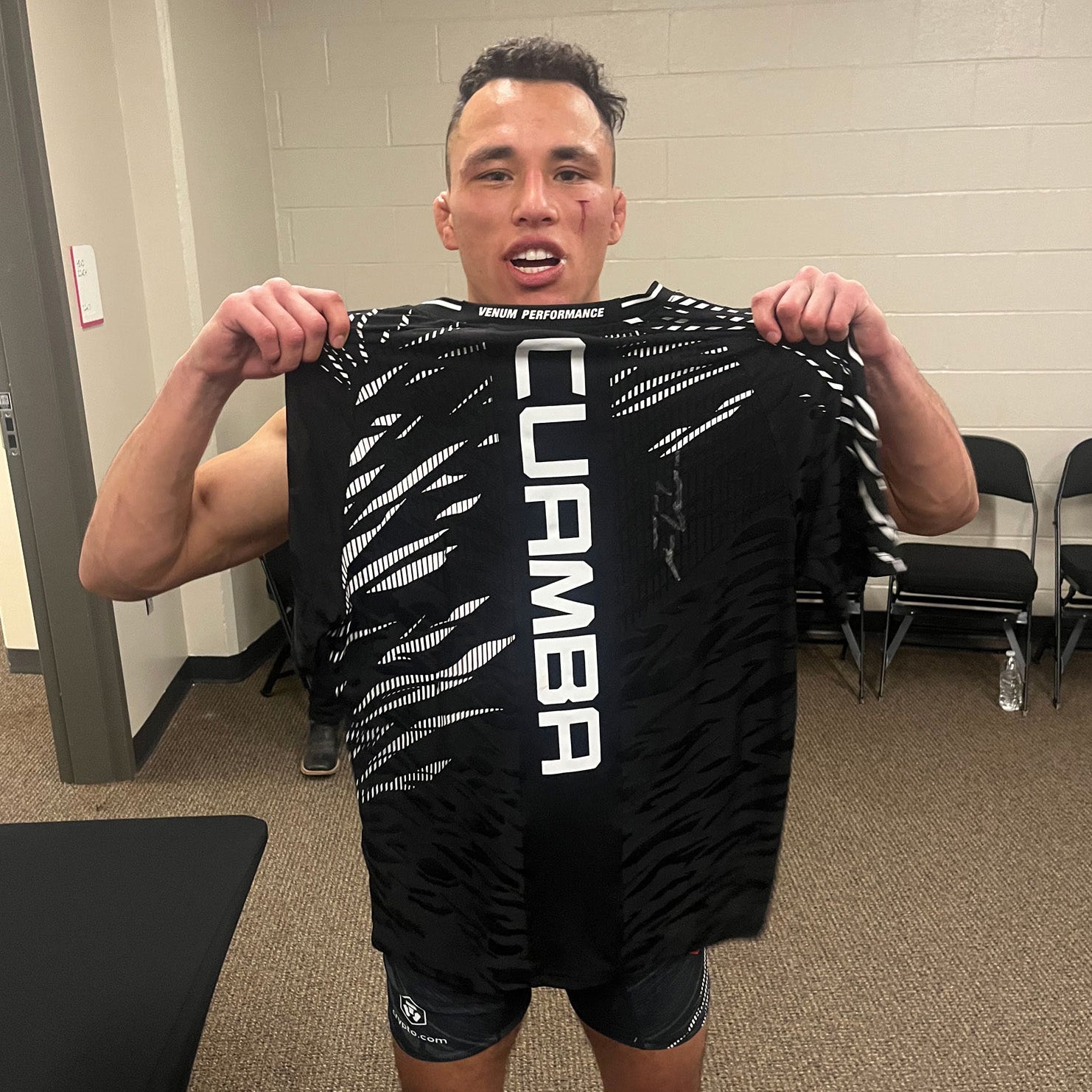 Timothy Cuamba Signed 1-of-1 Fight Issued Jersey UFC Fight Night: Machado Garry vs Prates