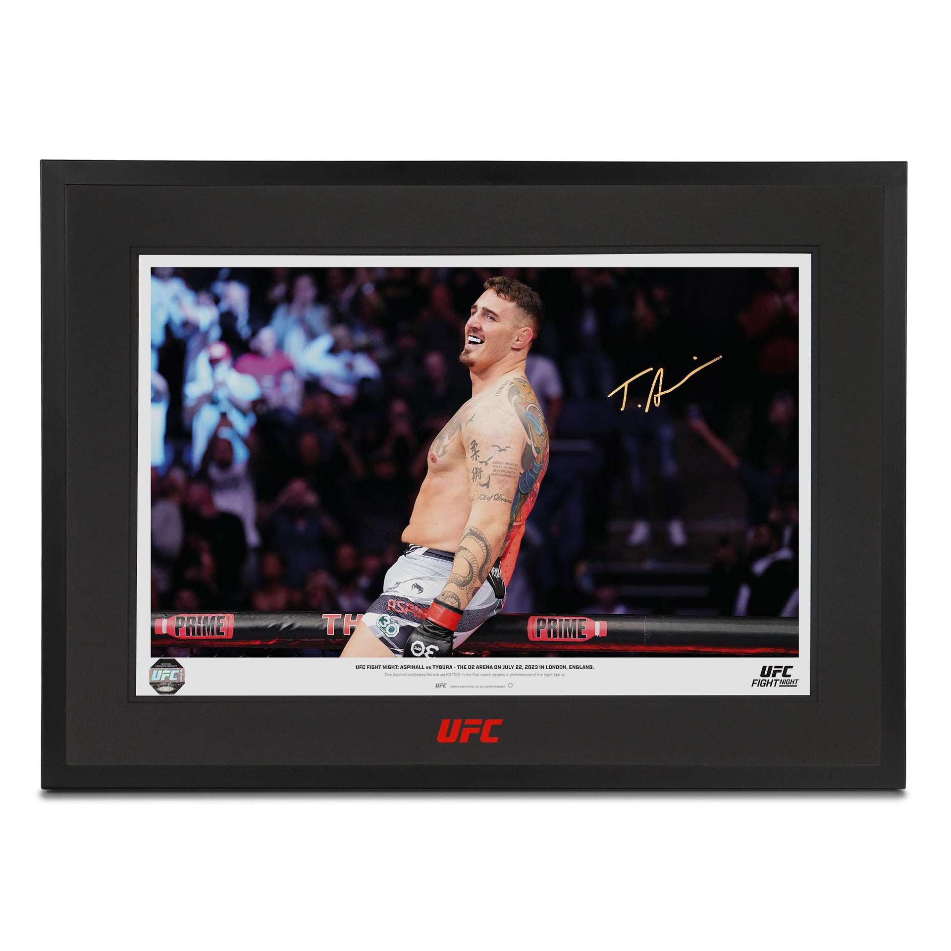 Tom Aspinall Signed Photo UFC Fight Night: Aspinall vs Tybura