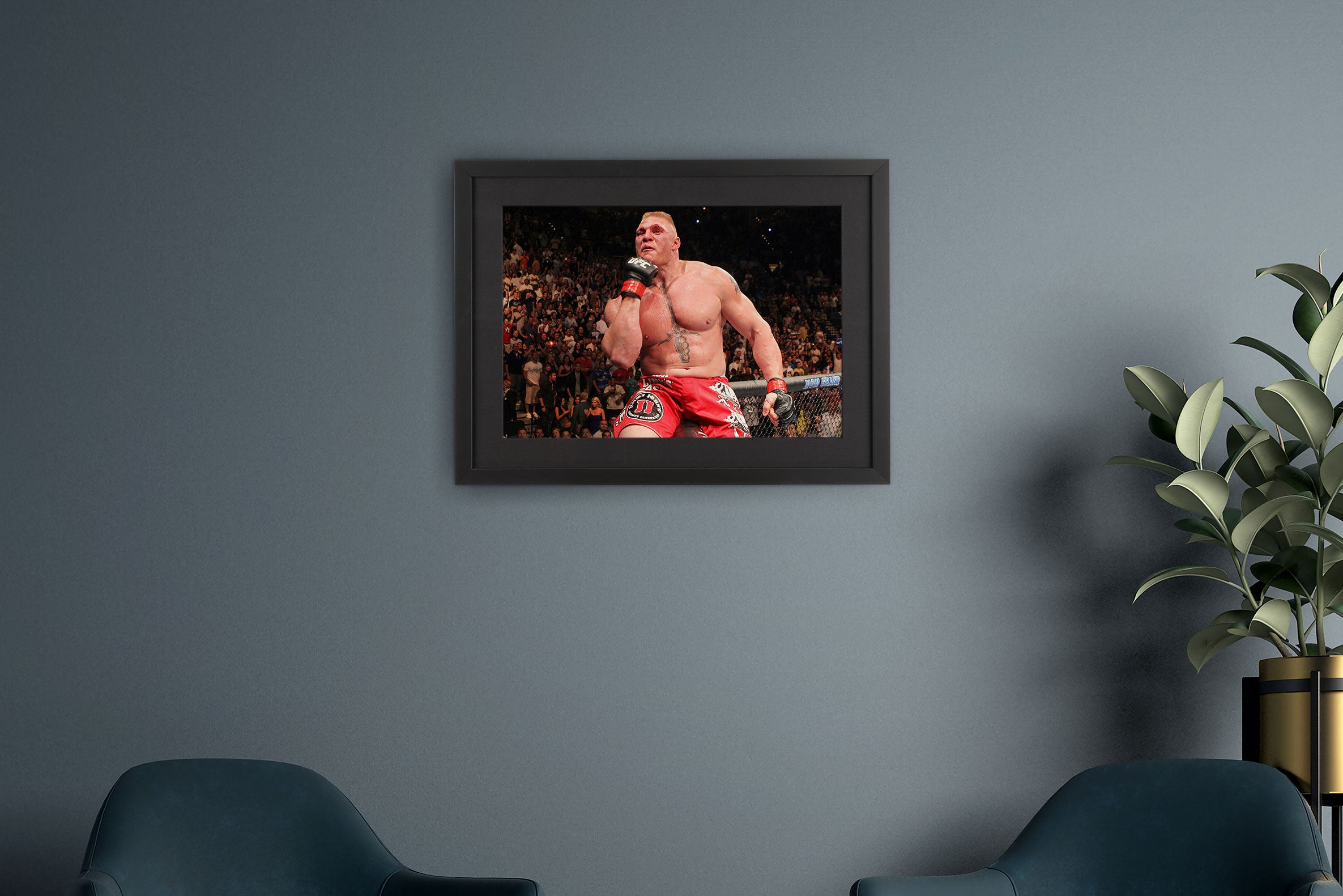 Brock Lesnar Framed Photo UFC 116: Lesnar vs. Carwin