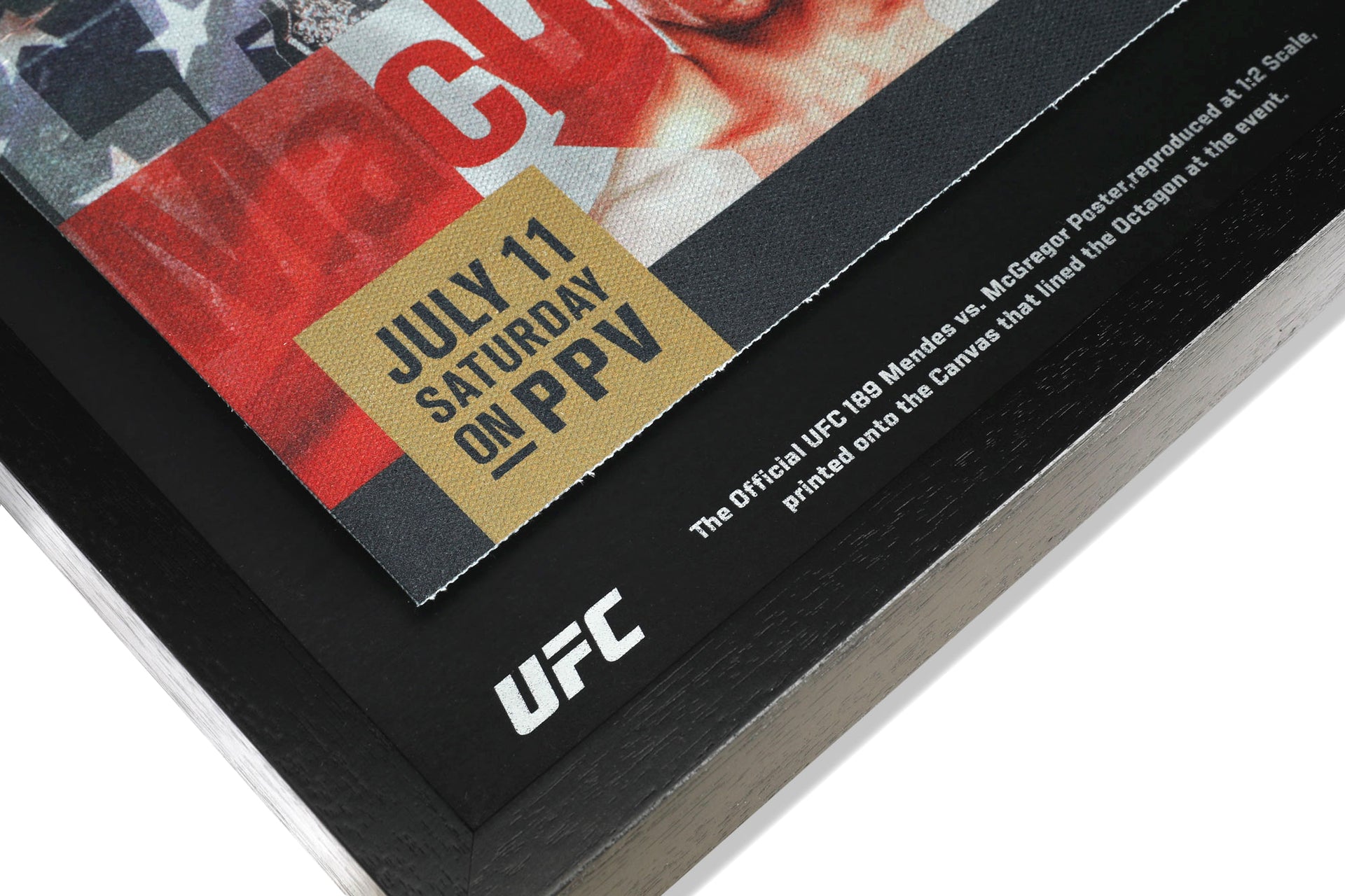 UFC 189: Mendes vs McGregor Limited Edition Canvas Poster