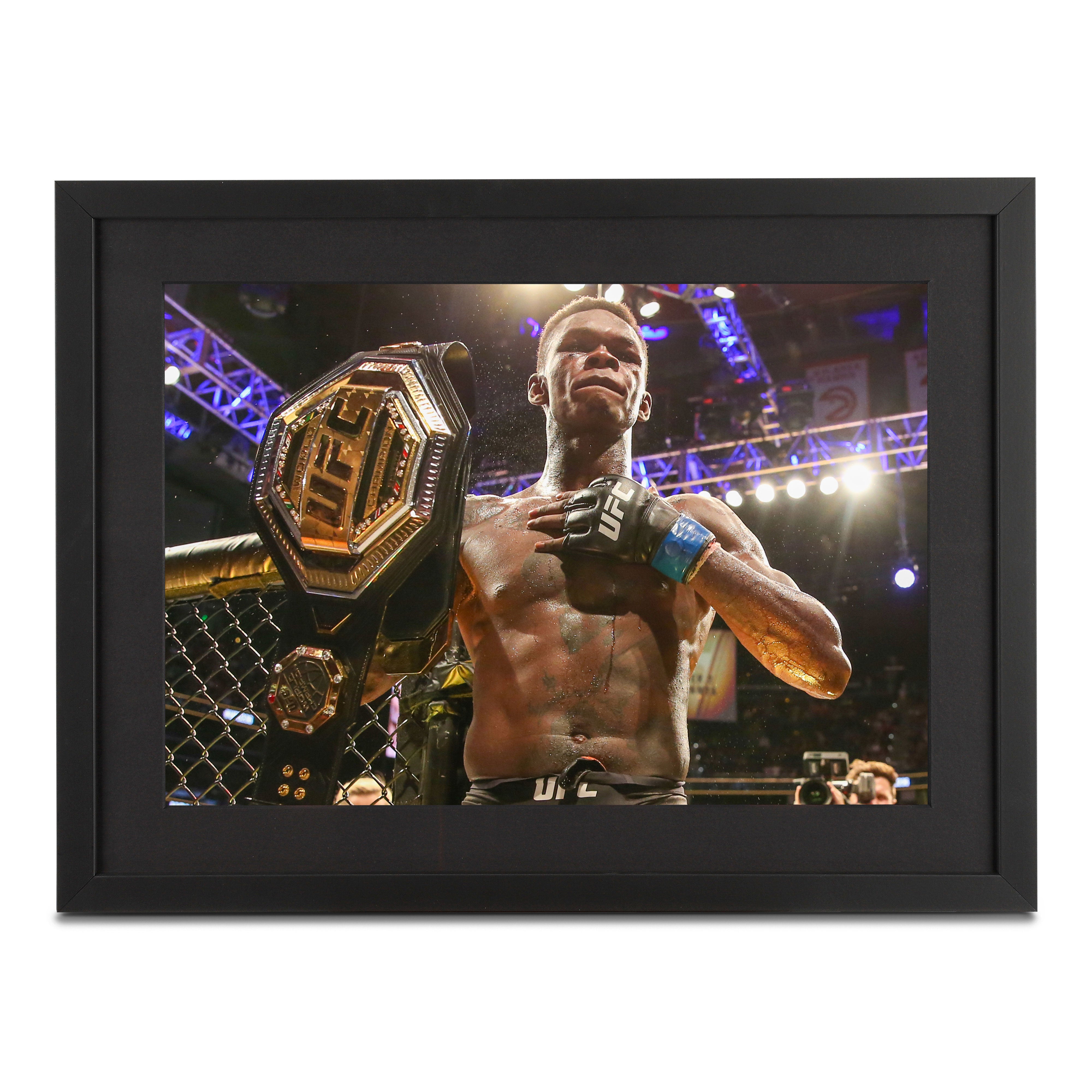Israel Adesanya Framed Photo UFC 236: Holloway vs. Poirier 2