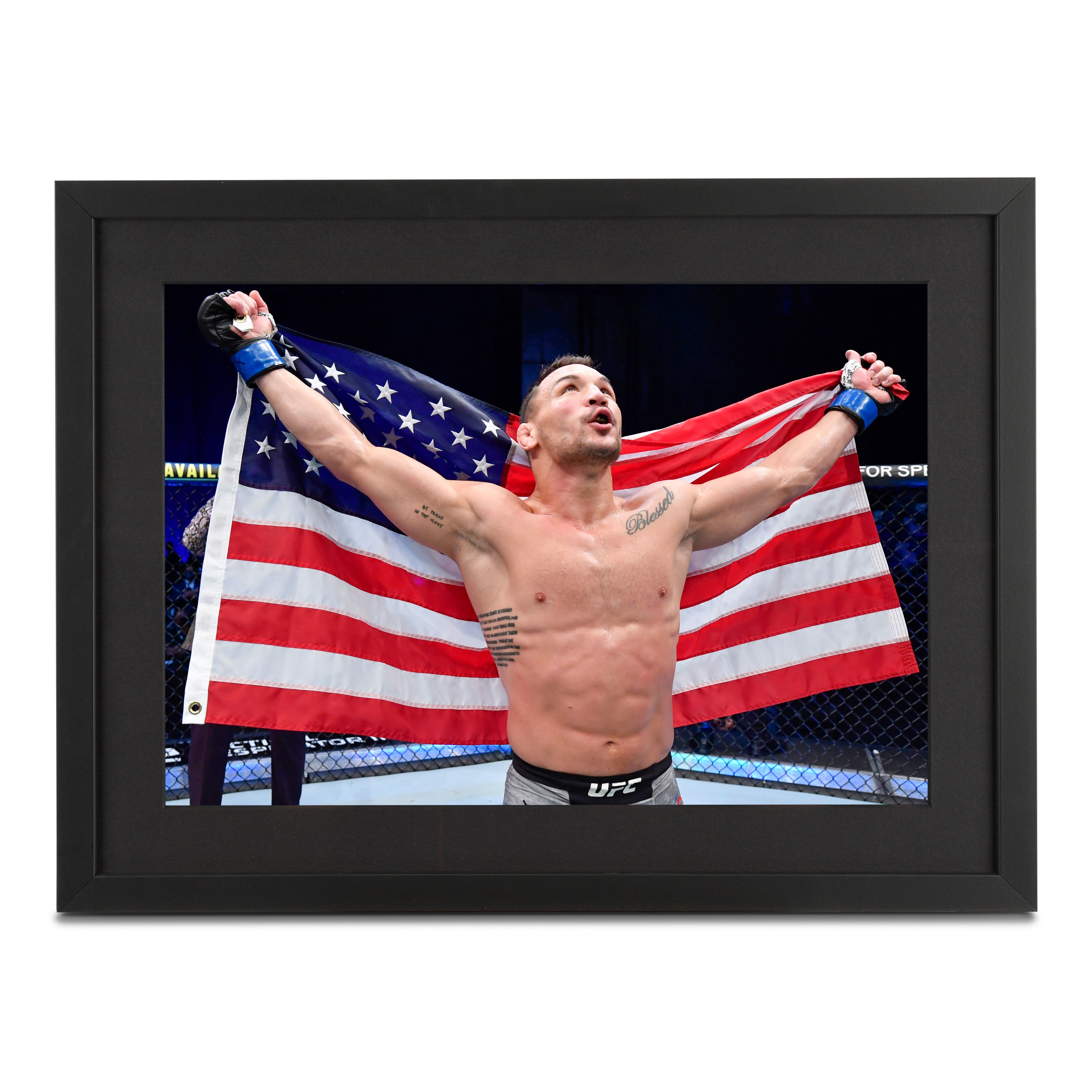 Michael Chandler Framed Photo UFC 257: Poirier vs. McGregor