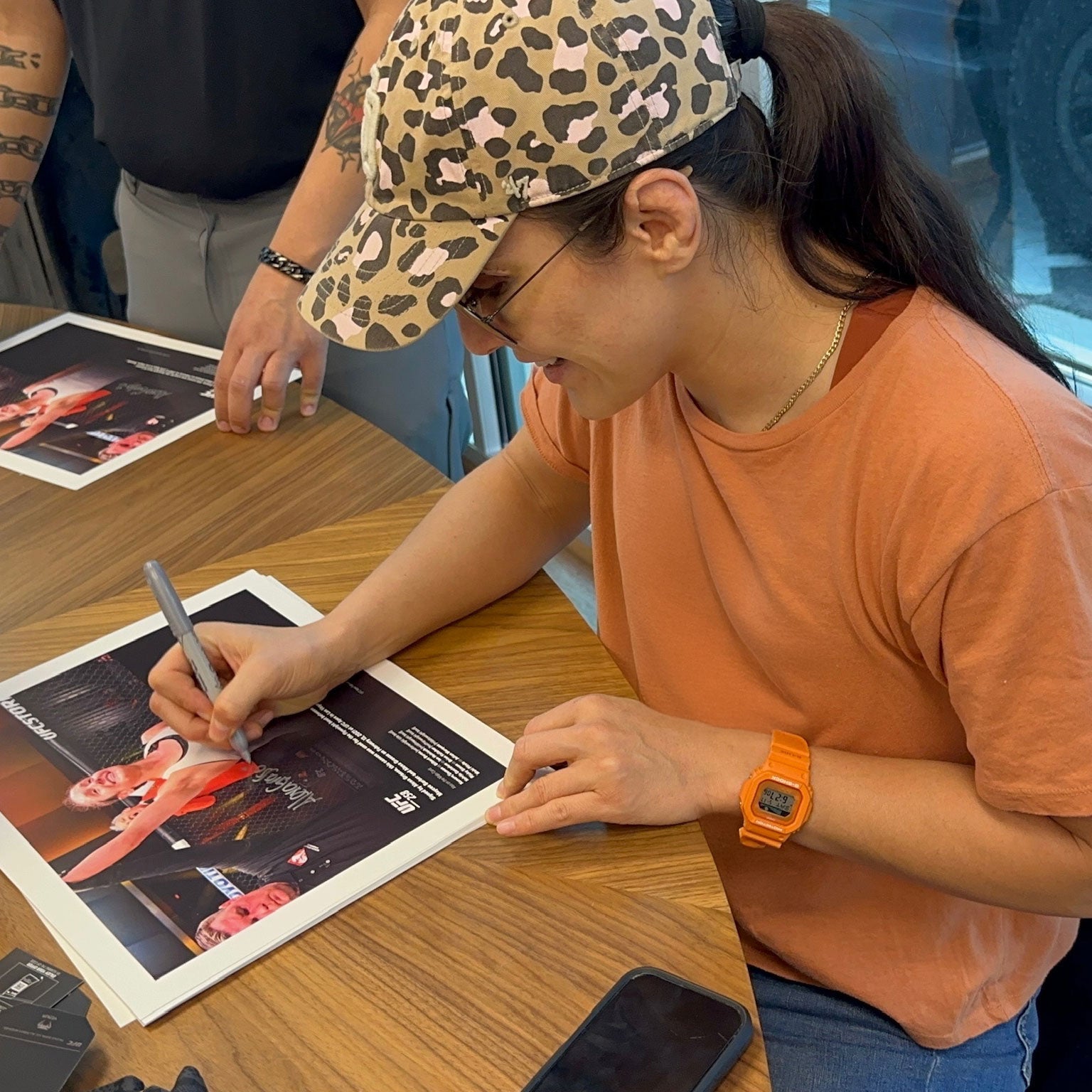 Alexa Grasso Signed Canvas & Photo UFC 258: Usman vs Burns