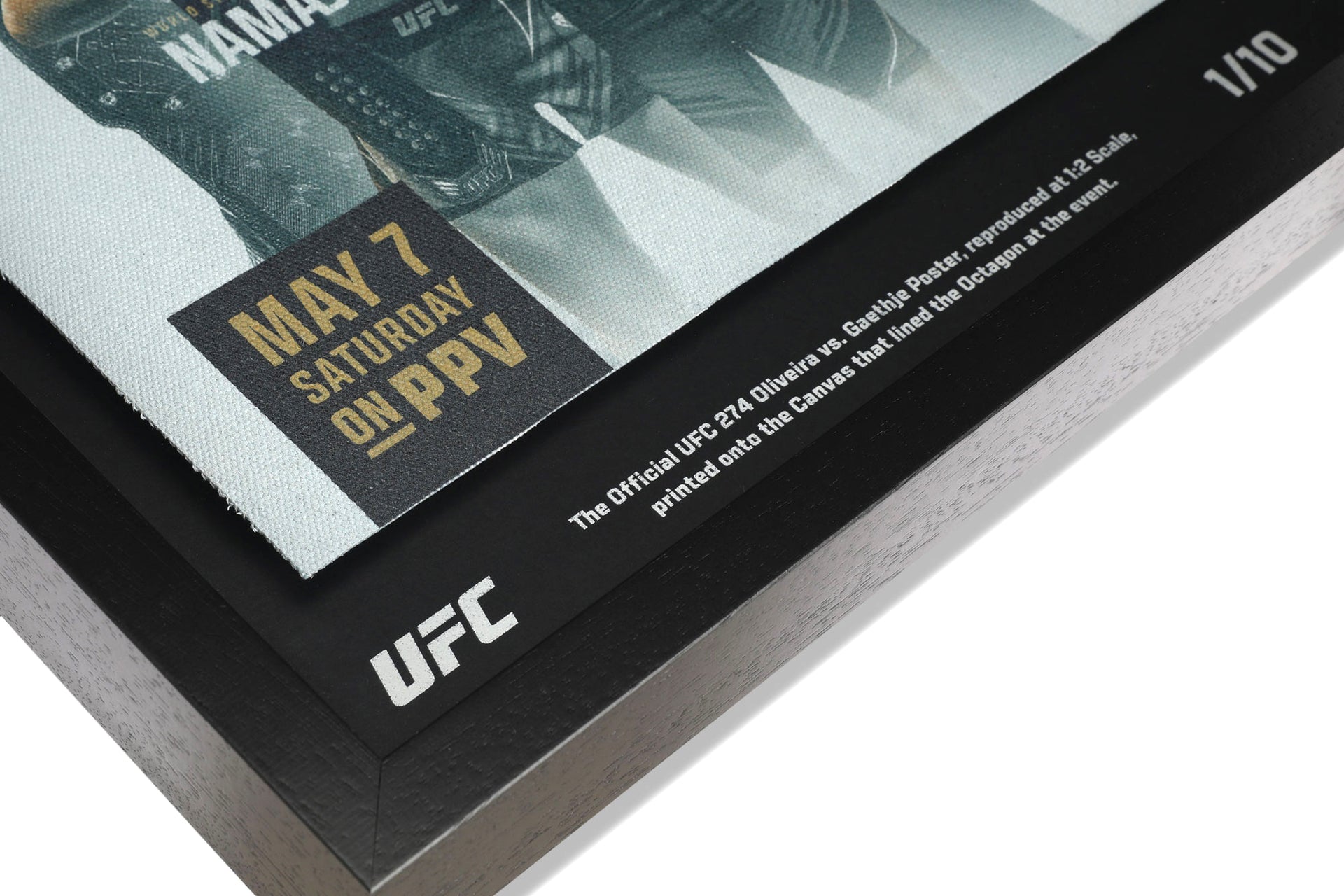 UFC 274: Oliveira vs Gaethje Limited Edition Canvas Poster
