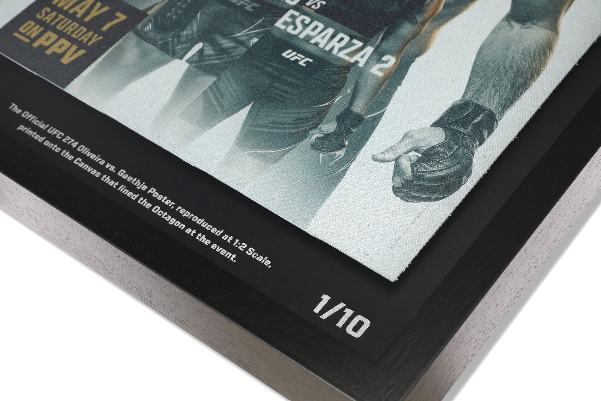 UFC 274: Oliveira vs Gaethje Limited Edition Canvas Poster