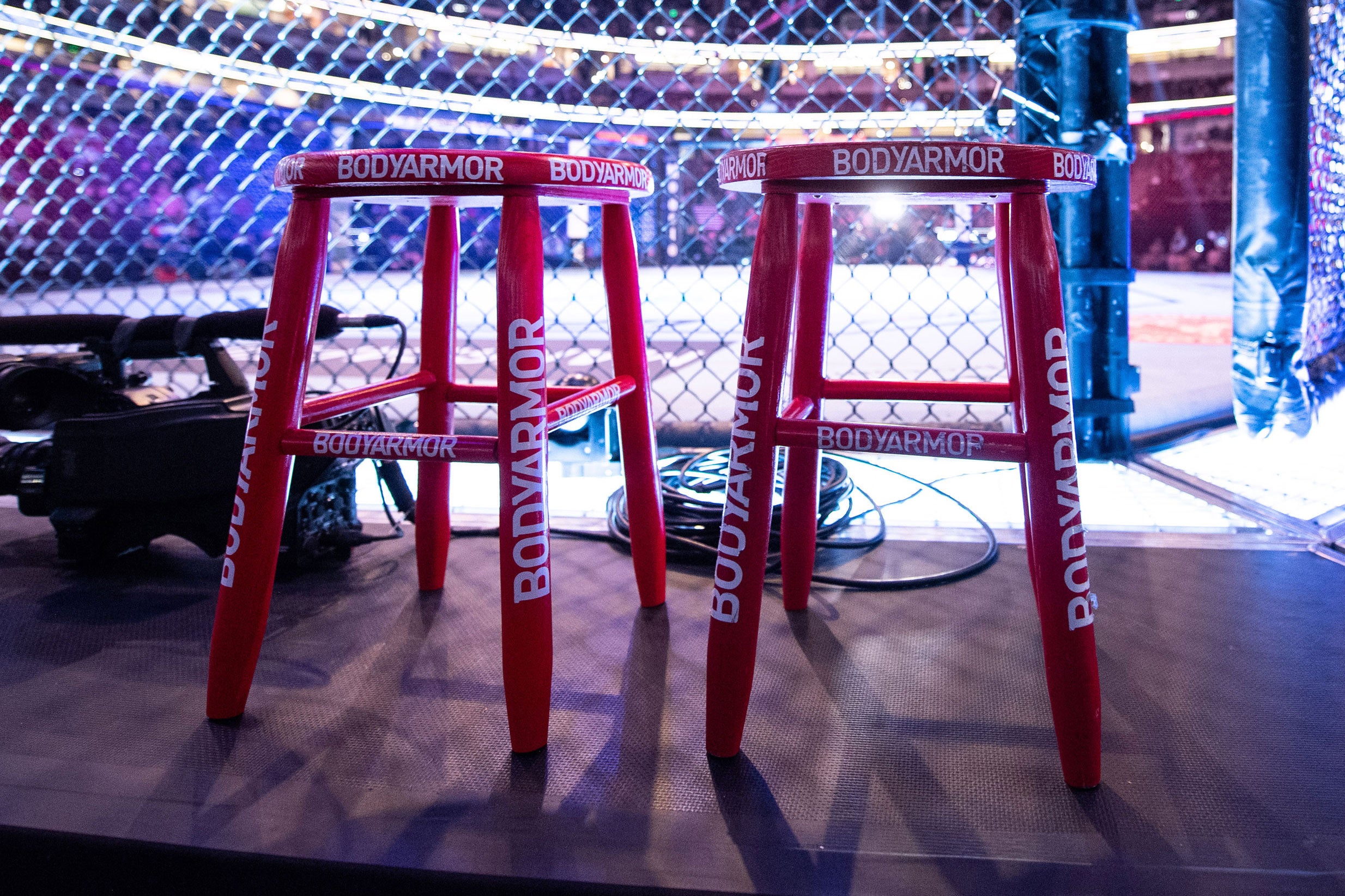 UFC 282: Blachowicz vs. Ankalaev Conerman Stool - Red