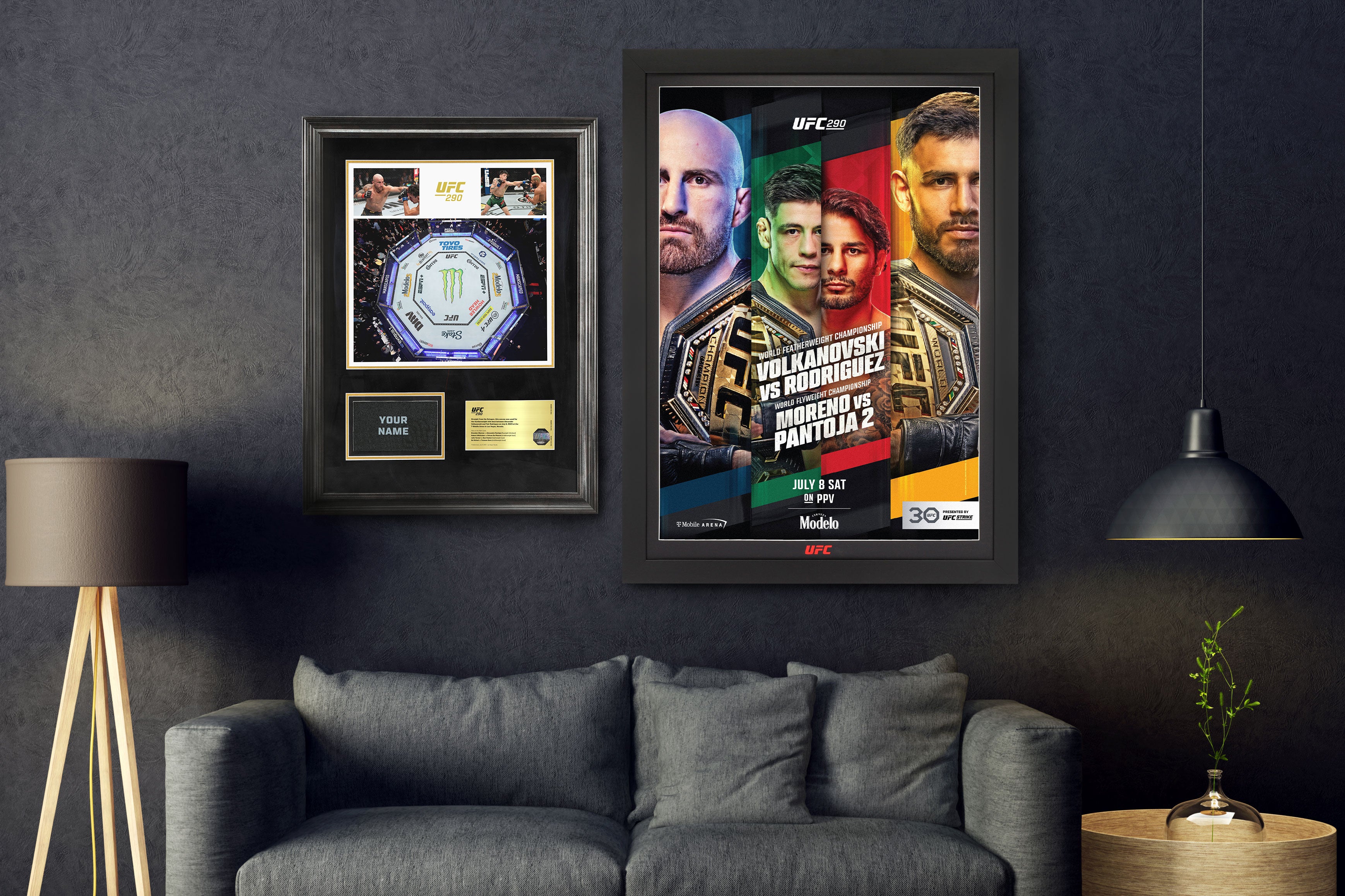 SOLD OUT: UFC 290 Name On Canvas