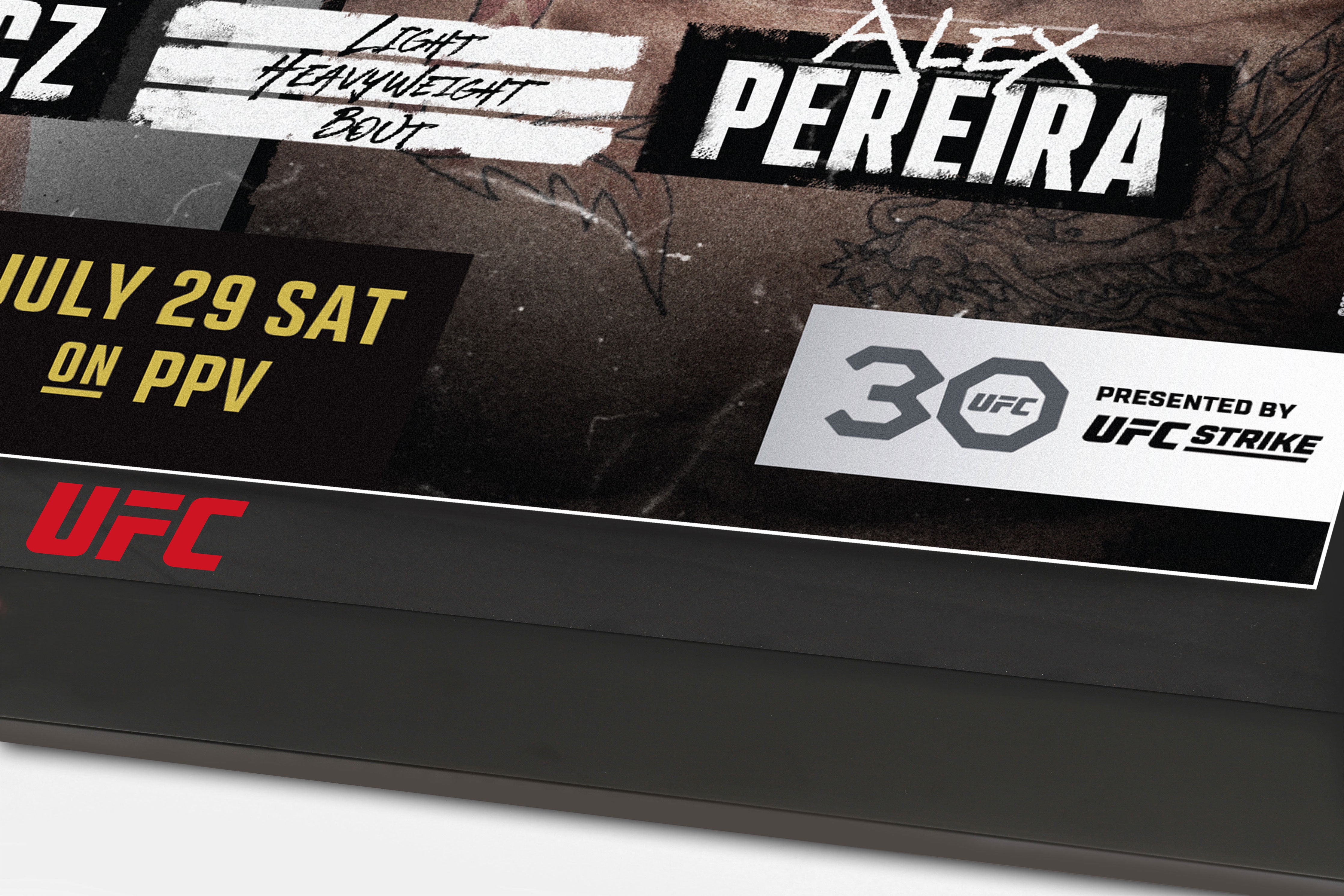 UFC 291: Poirier vs Gaethje 2 Autographed Event Poster