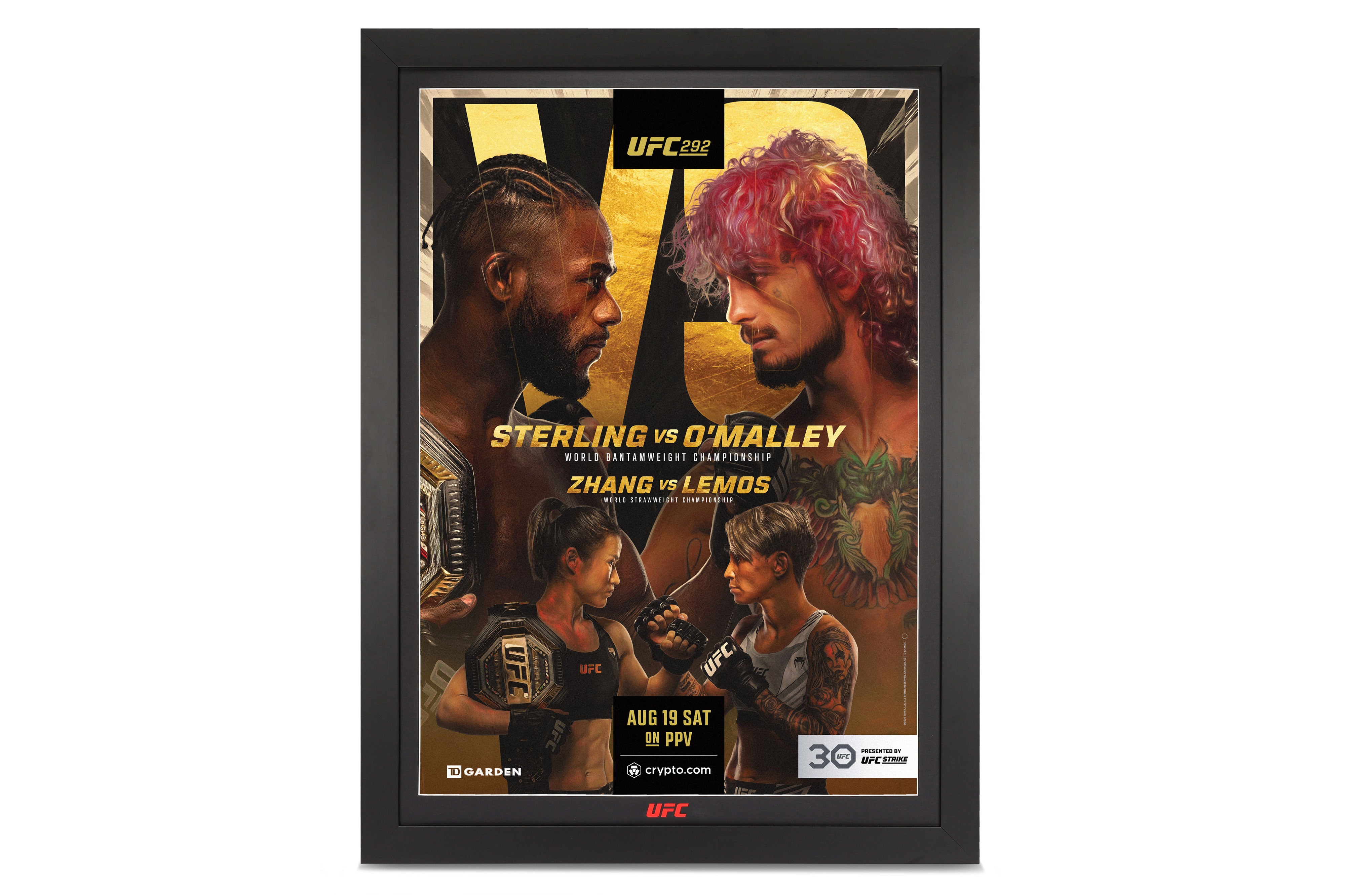 UFC 292: Sterling vs O'Malley Autographed Event Poster