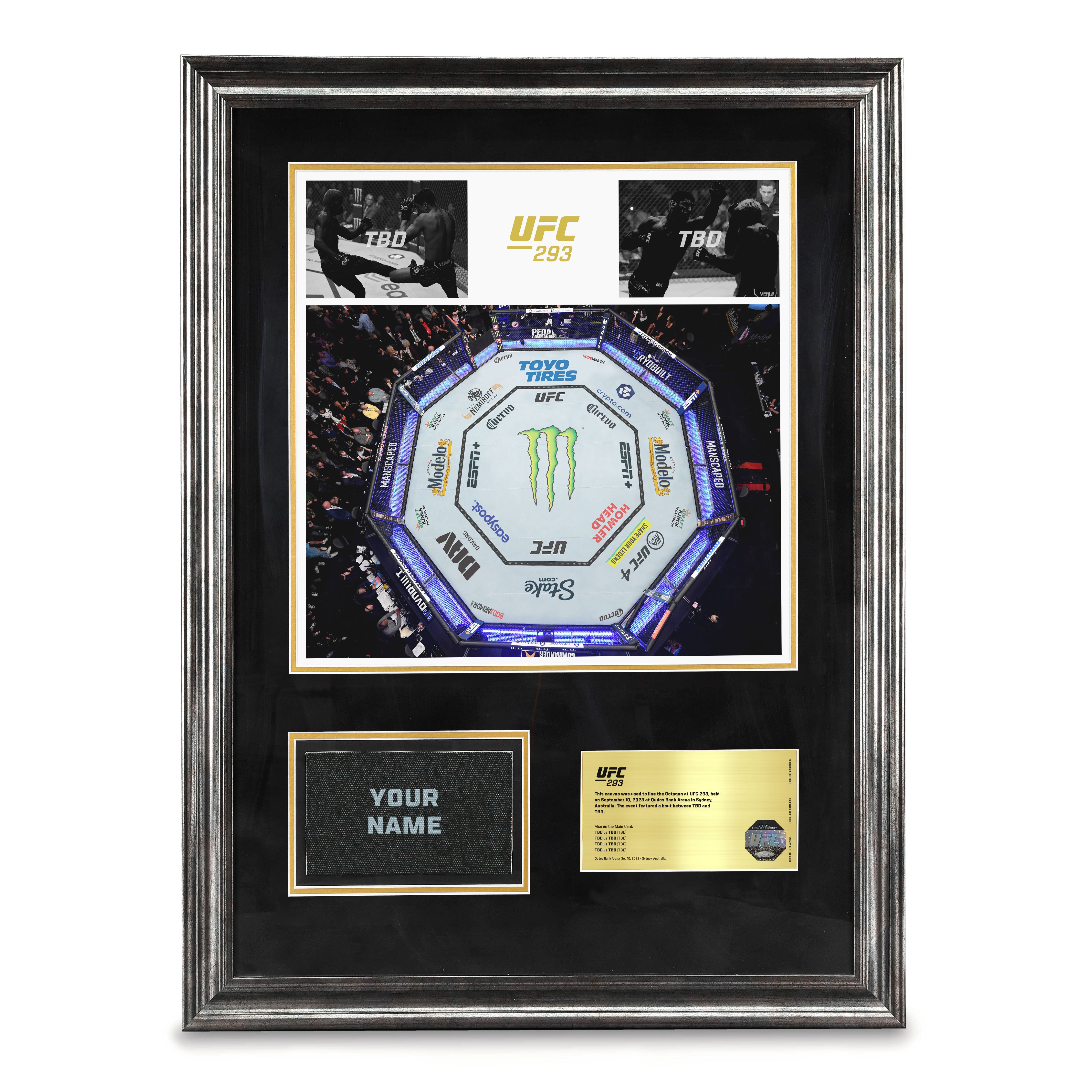 SOLD OUT: UFC 293: Adesanya vs Strickland Name On Canvas