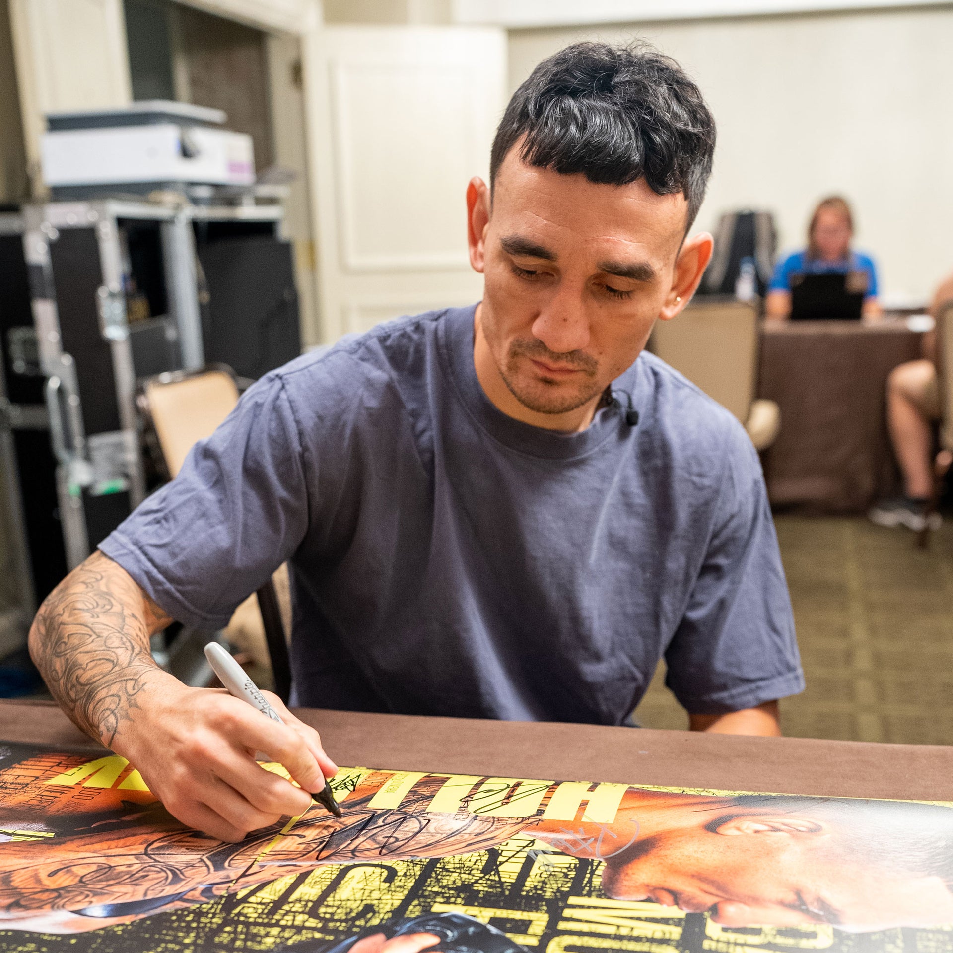 UFC 318: Holloway vs Poirier 3 Autographed Event Poster