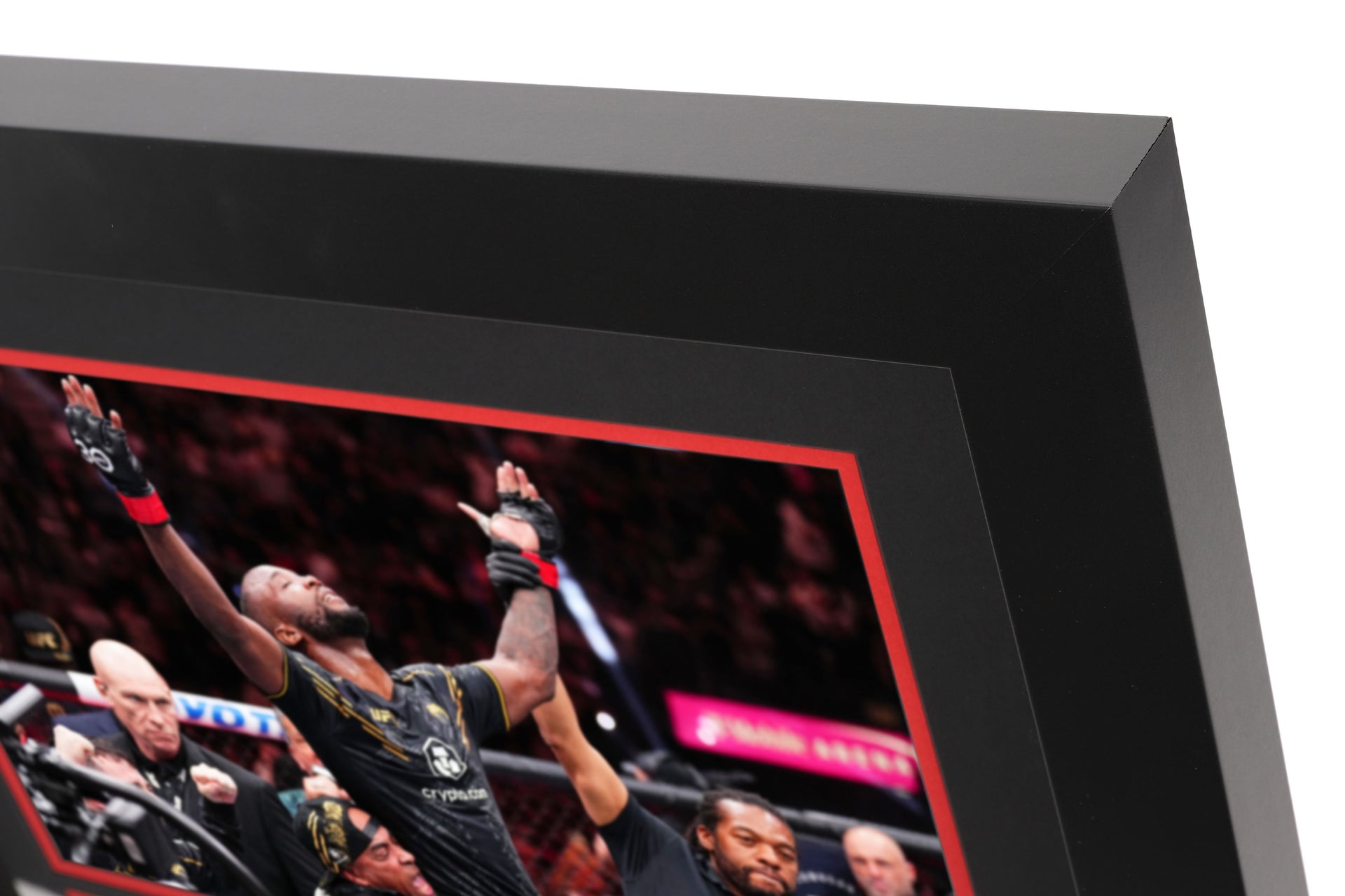 Leon Edwards Signed UFC 296 Canvas & Photo