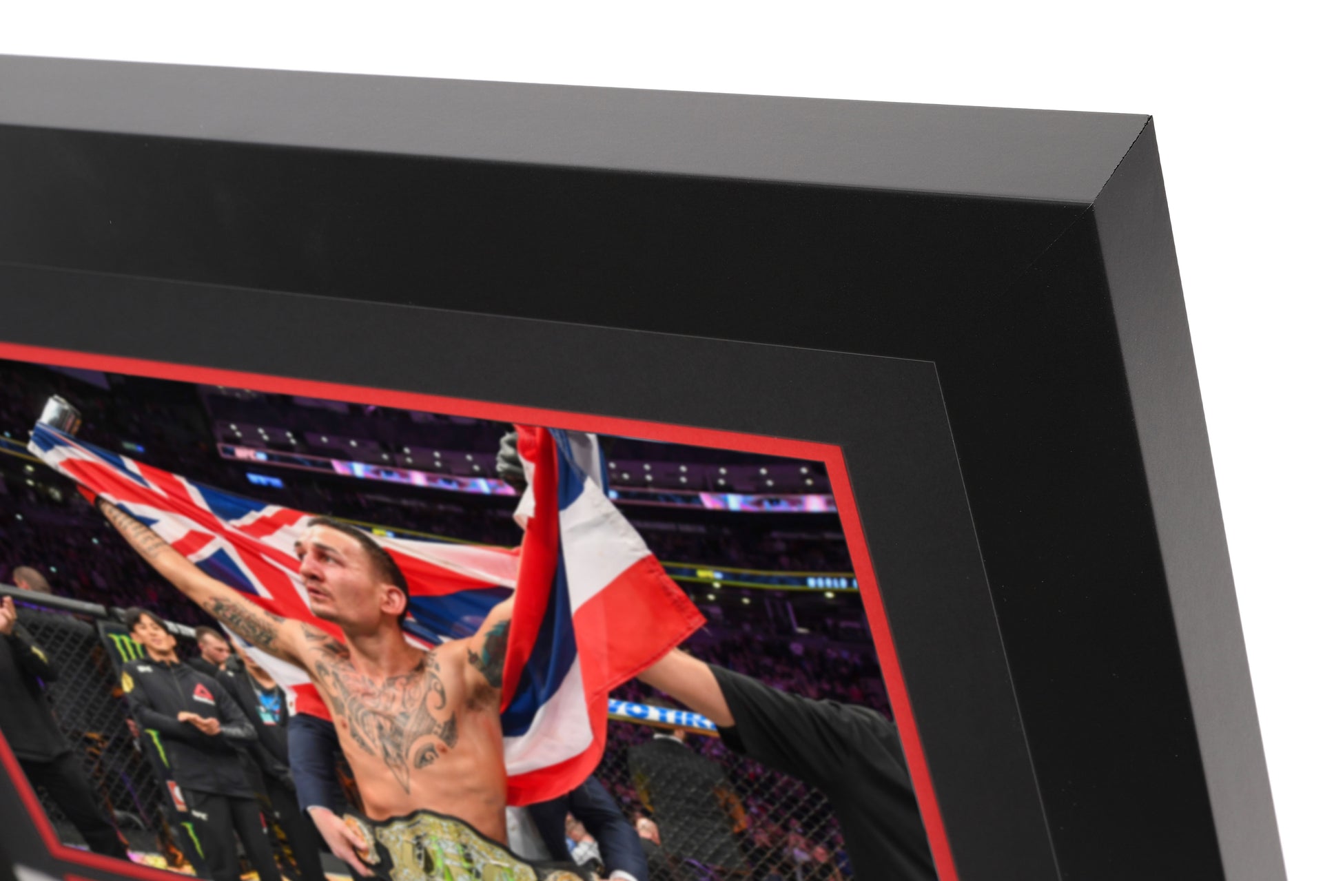 Max Holloway Signed Canvas and Photo UFC 231